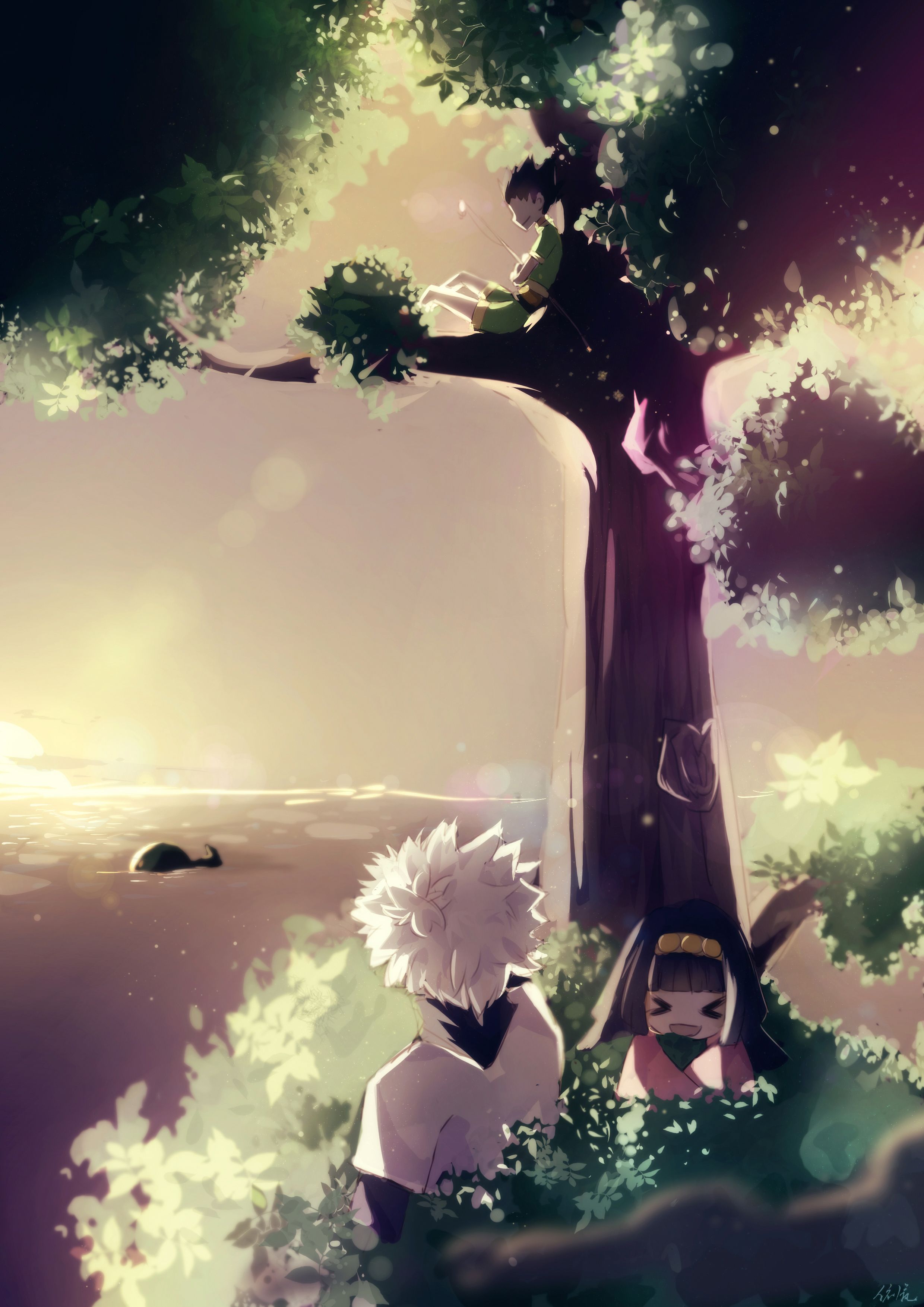 Gon Killua And Nanika. Hunter x hunter, Hunter, Cute wallpaper