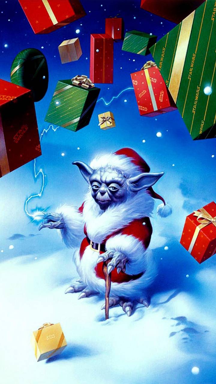 Yoda Star Wars Christmas Wallpapers - Wallpaper Cave