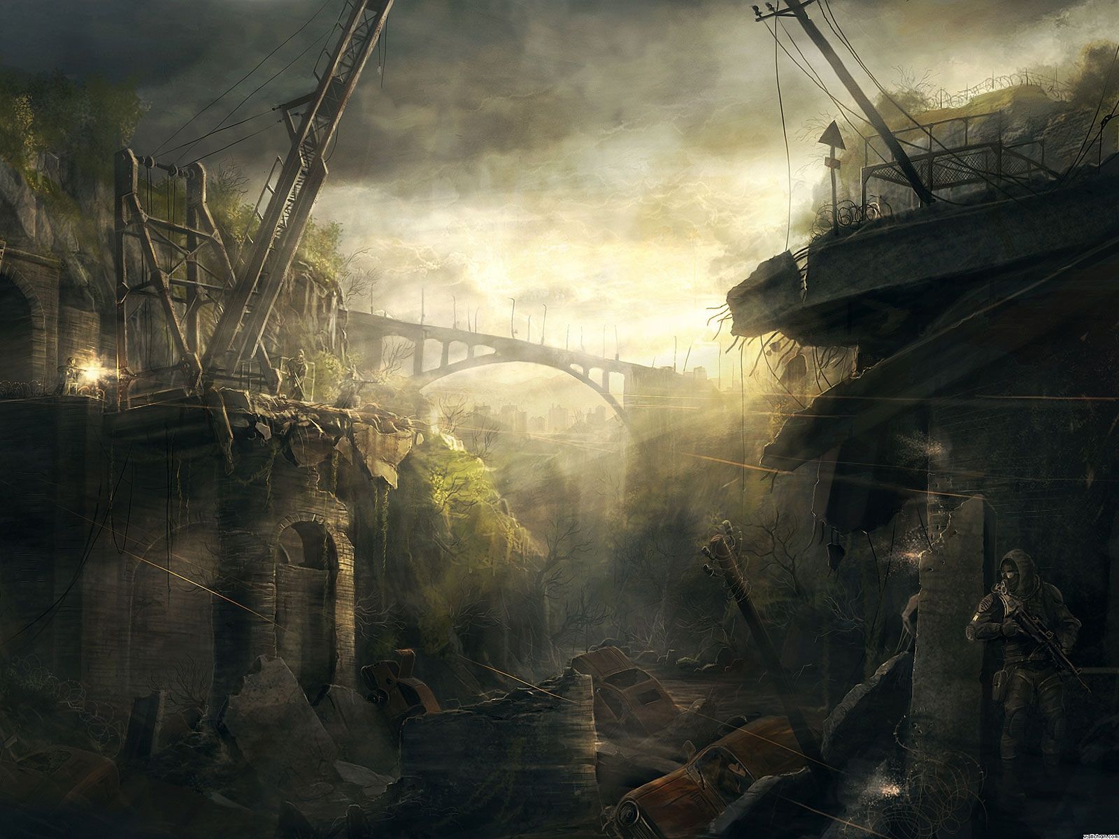 doomsday destruction Wallpaper: end of the world. Post apocalyptic city, Post apocalyptic, Concept art