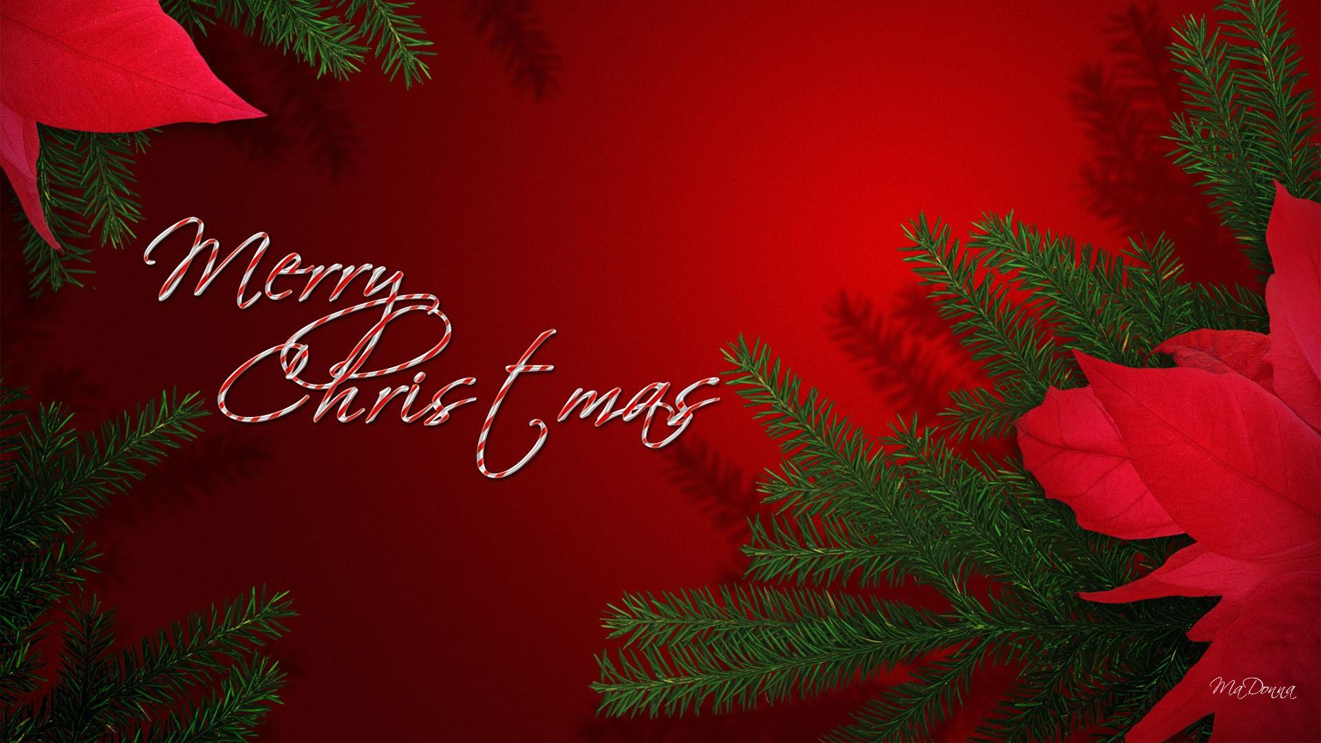 Red Merry Christmas Wallpapers - Wallpaper Cave