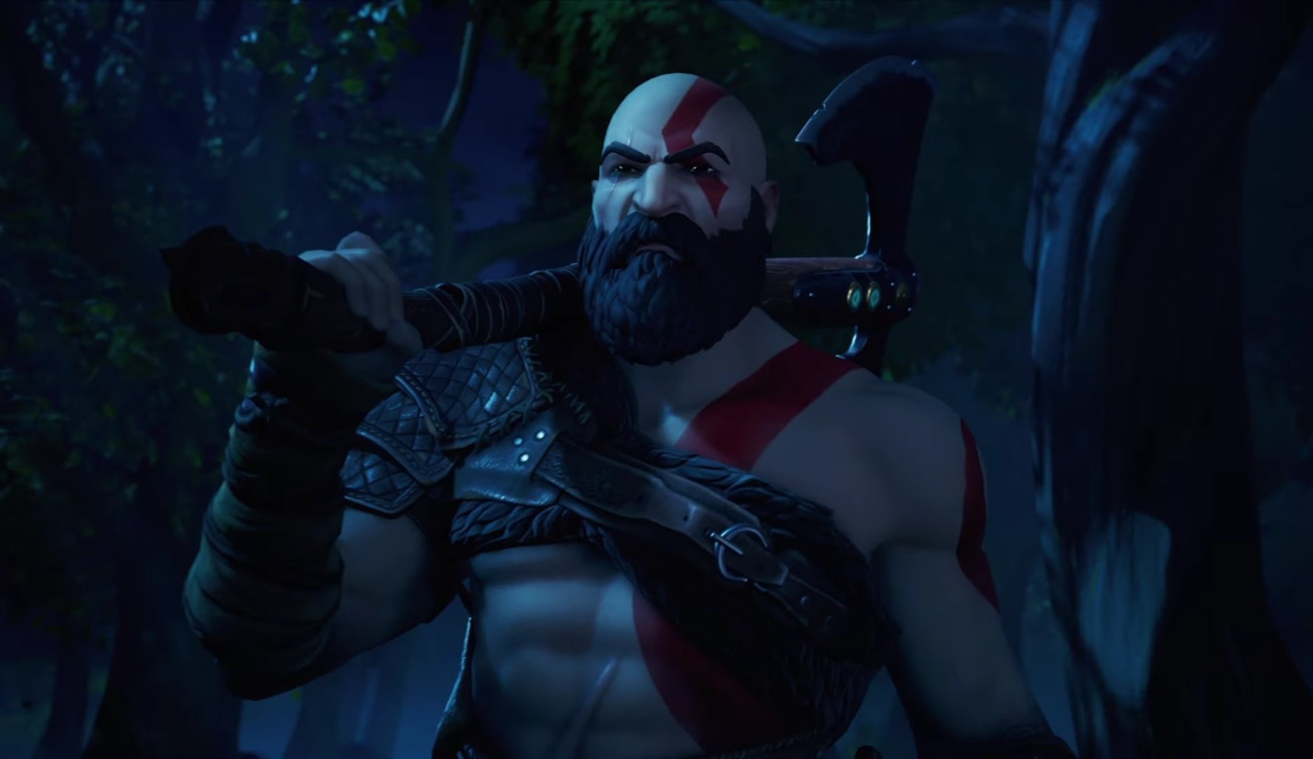 Kratos Fortnite wallpaper