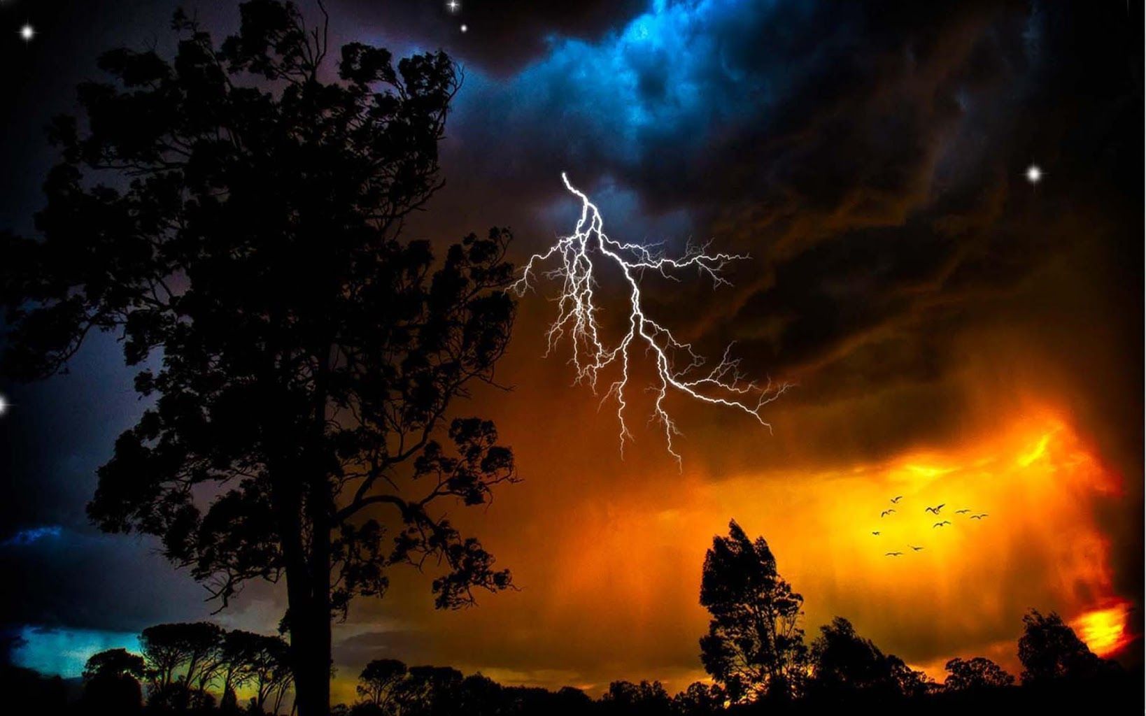 fire lightning tornado wallpaper sky, Beautiful nature, Nature