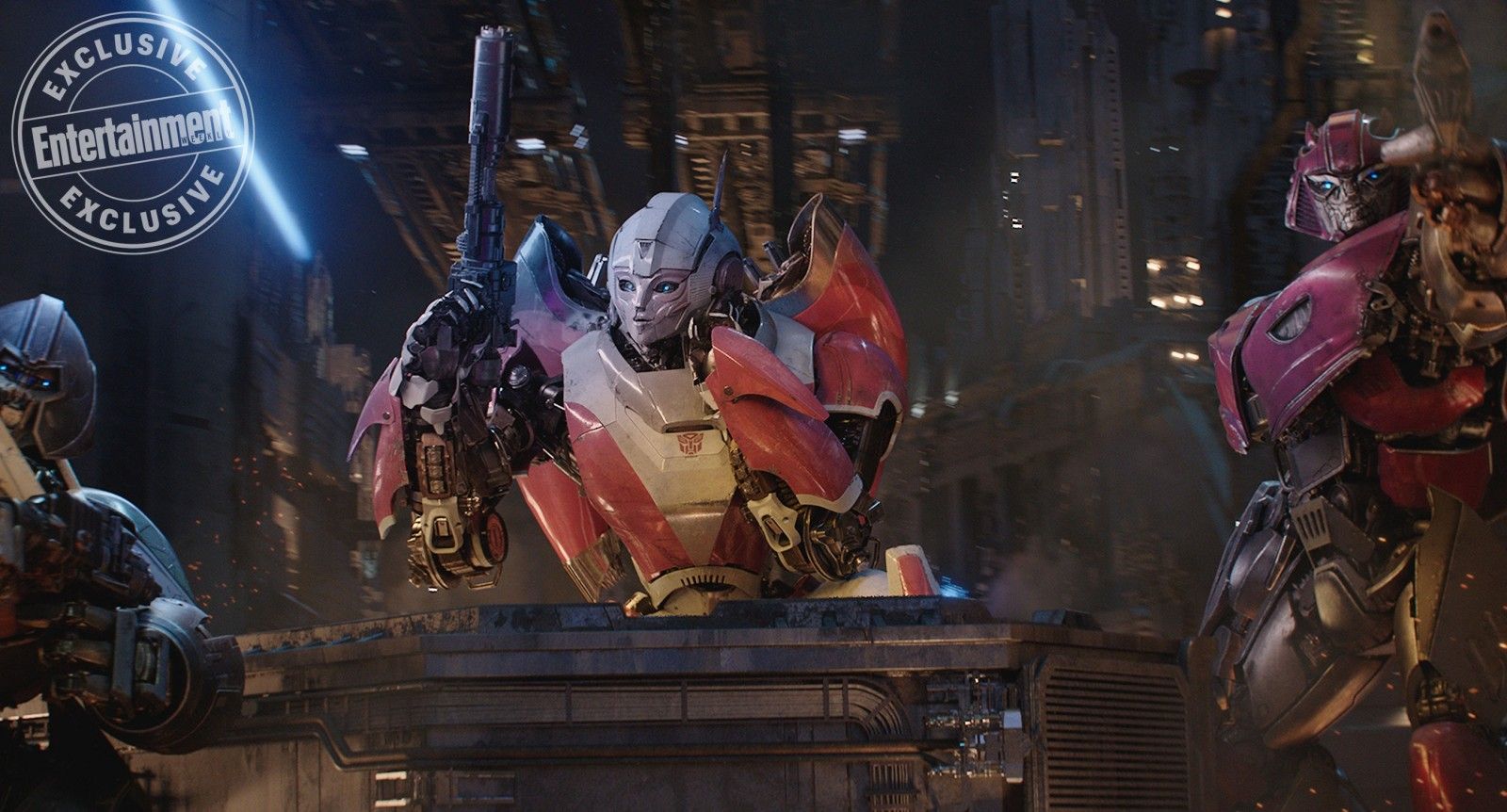 High Definition Image Of Wheeljack, Arcee, Cliffjumper Arcee Bumblebee Movie