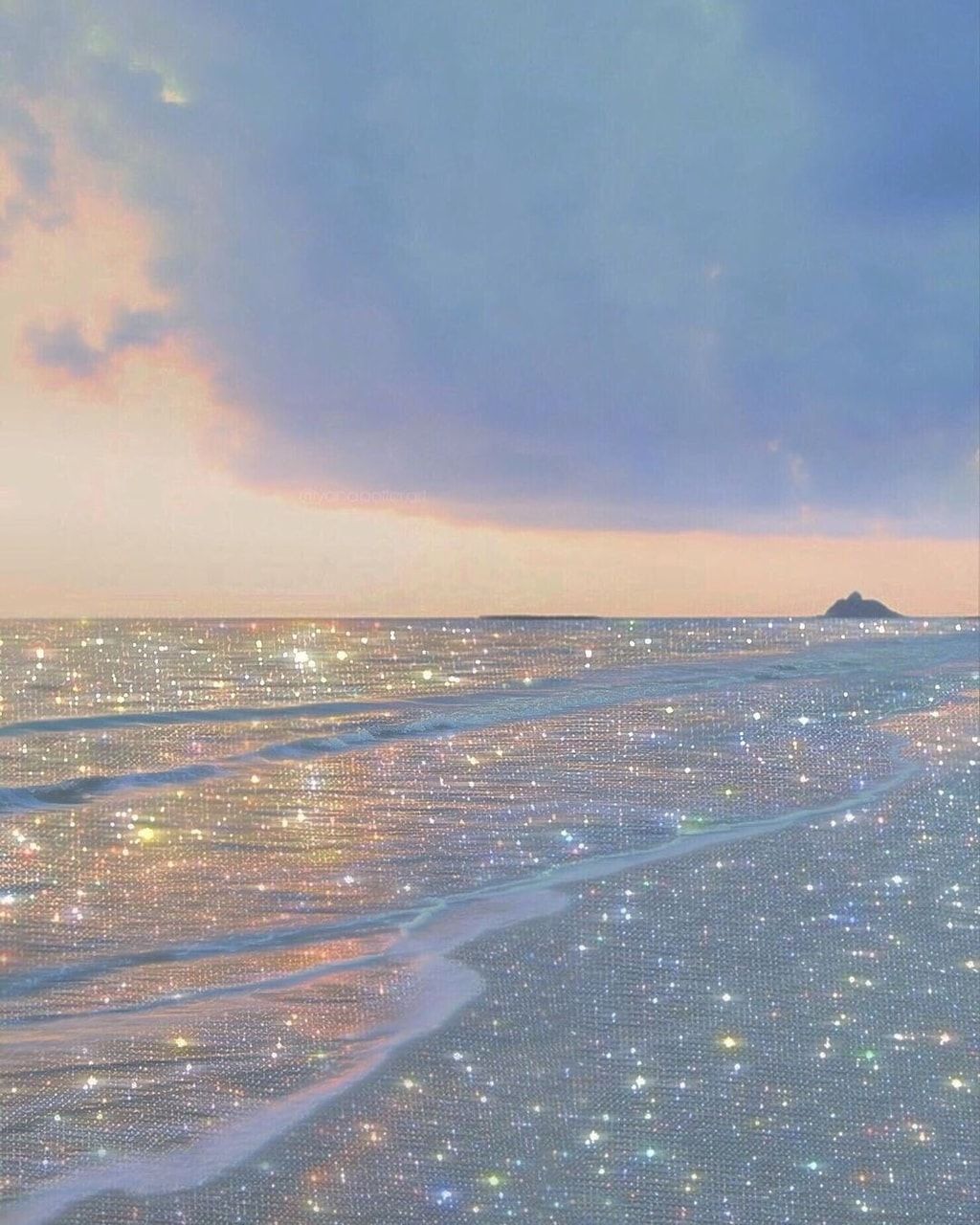 Beach Glitter Wallpaper | PixLith