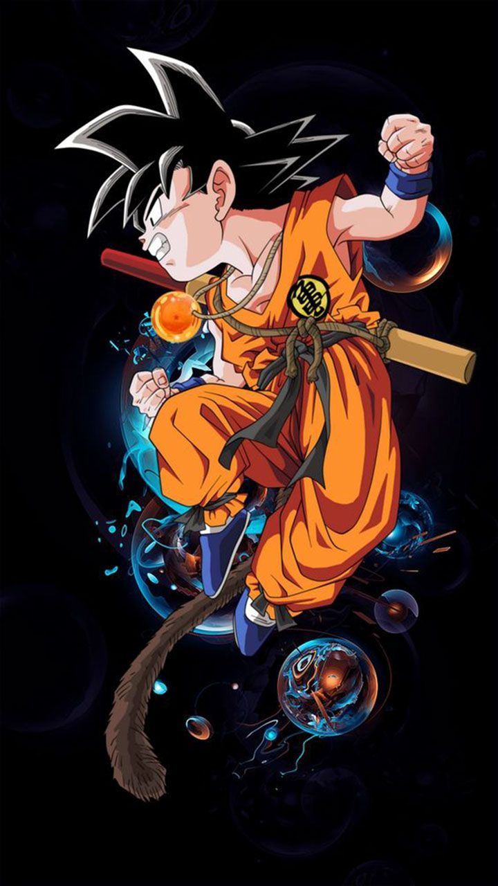 Kid Goku. Dragon ball wallpaper, Anime dragon ball super, Anime dragon ball