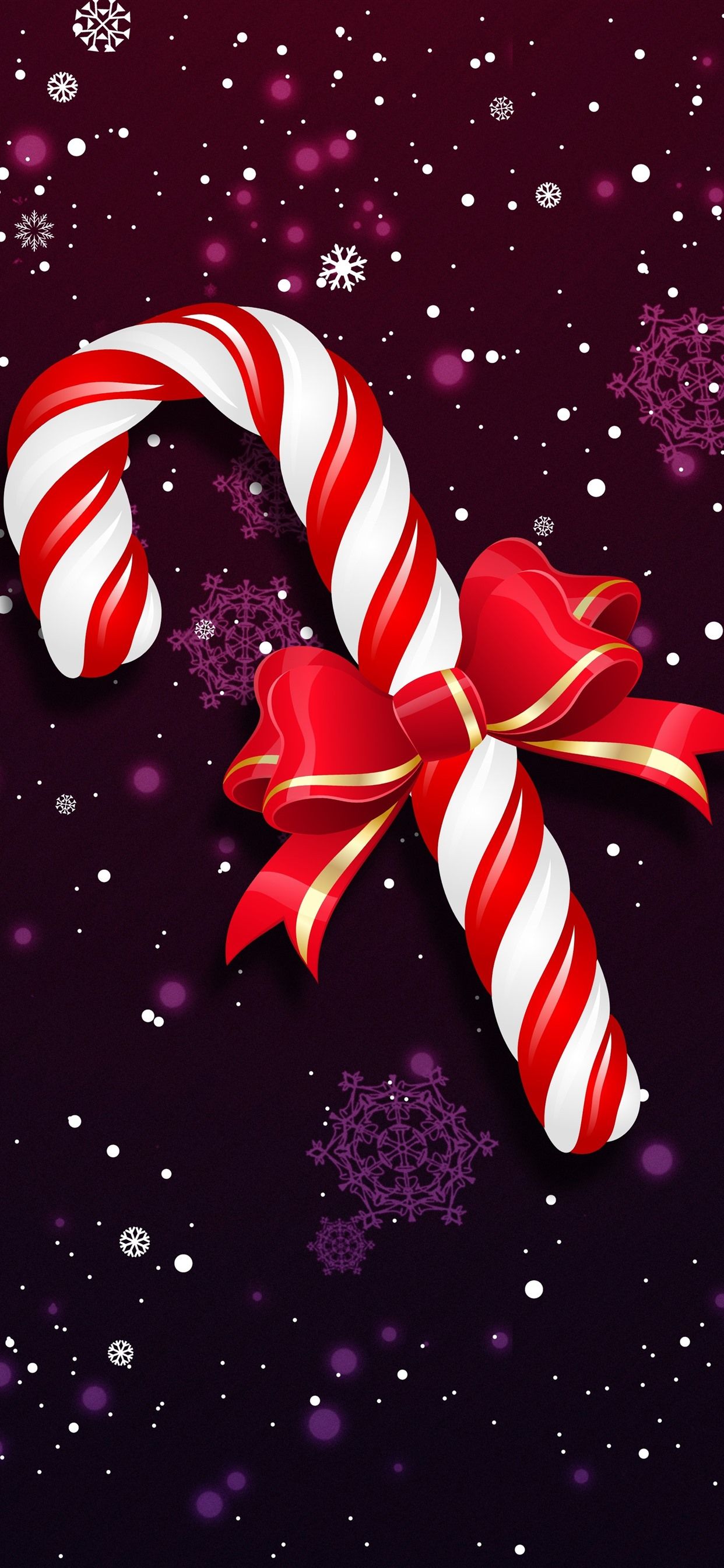 Candy, Snowflakes, Christmas 1242x2688 IPhone 11 Pro XS Max Wallpaper, Background, Picture, Image
