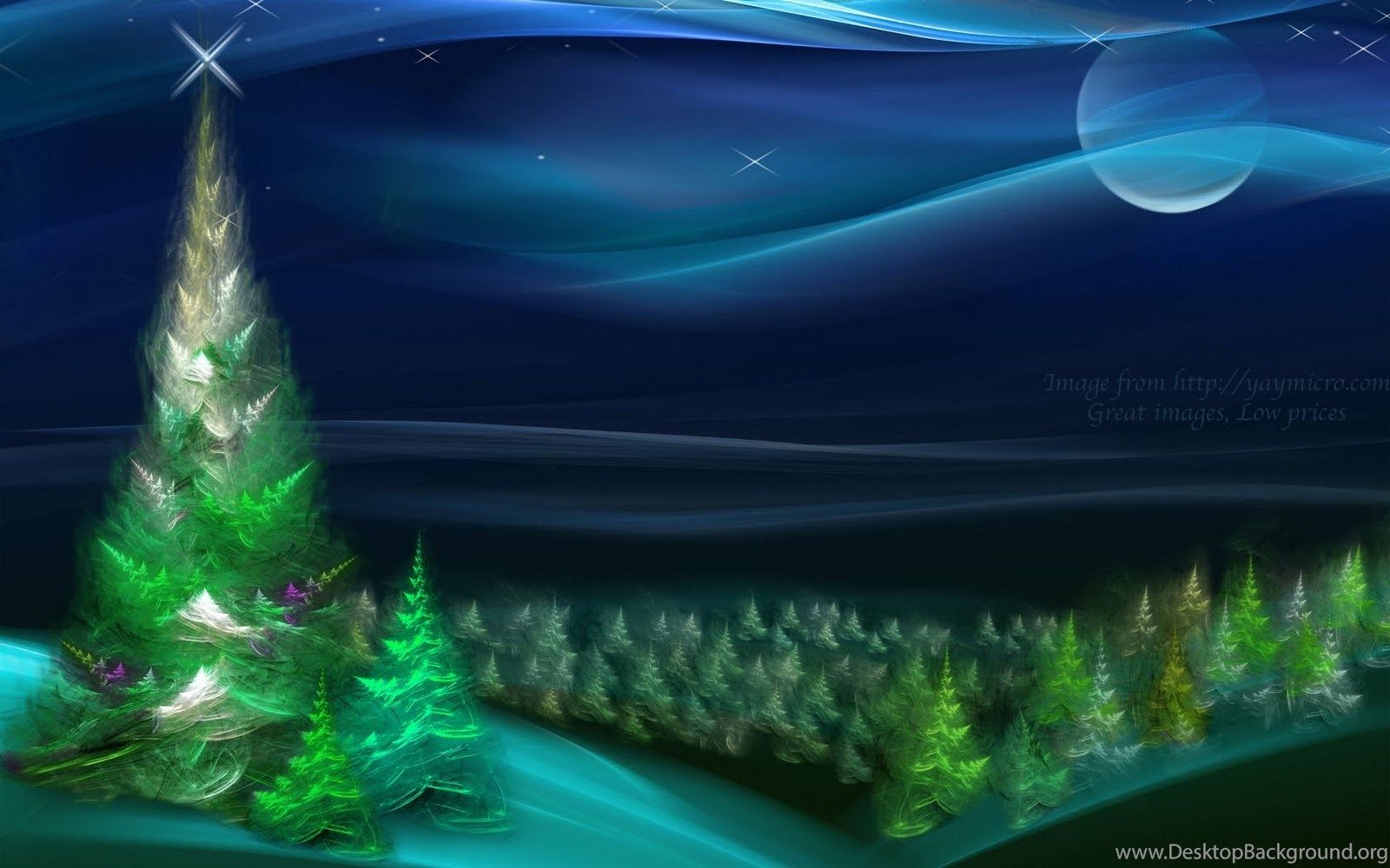 IRBOB SEVENFOLD: Christmas Tree Nature Wallpaper Desktop Background