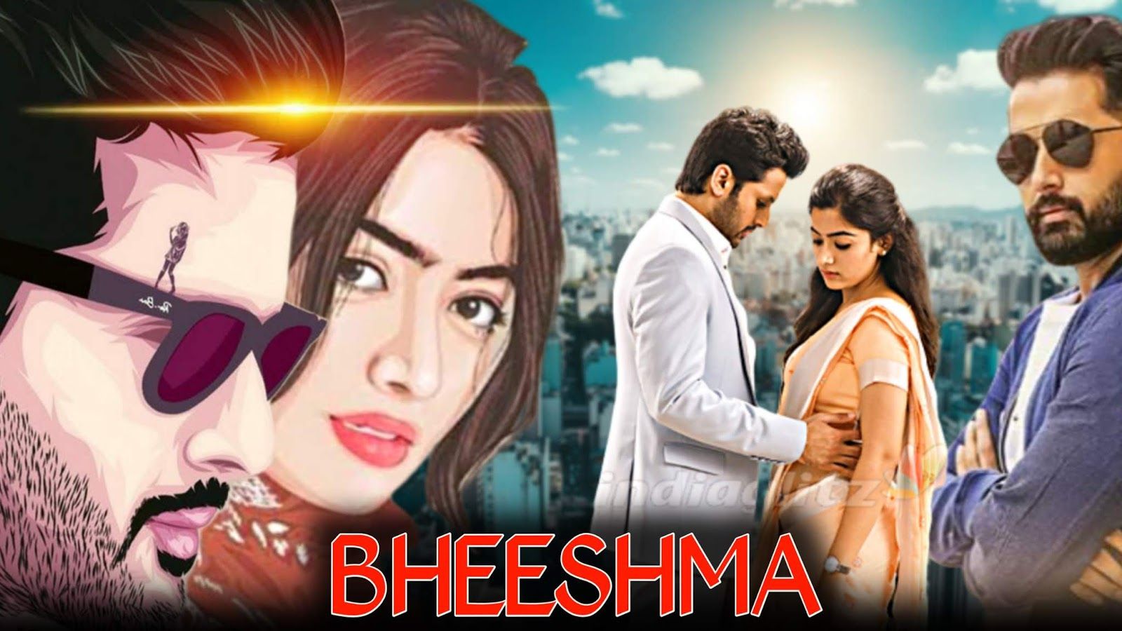 Bheeshma 2020 Nithin, Rashmika Mandanna, HD Image, First Look, Hindi Review