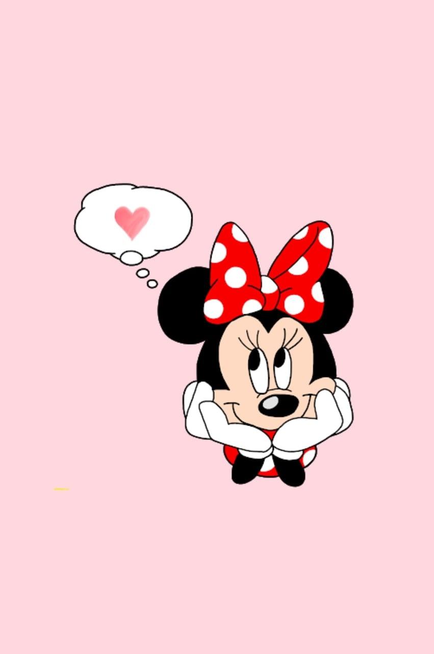 Lock Screen Wallpaper Disney Minnie Mouse Aesthetic