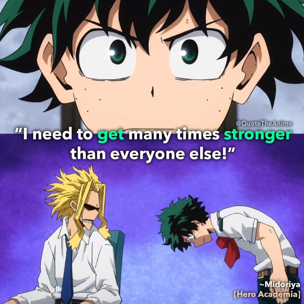Powerful Midoriya Izuku Quotes (Images)