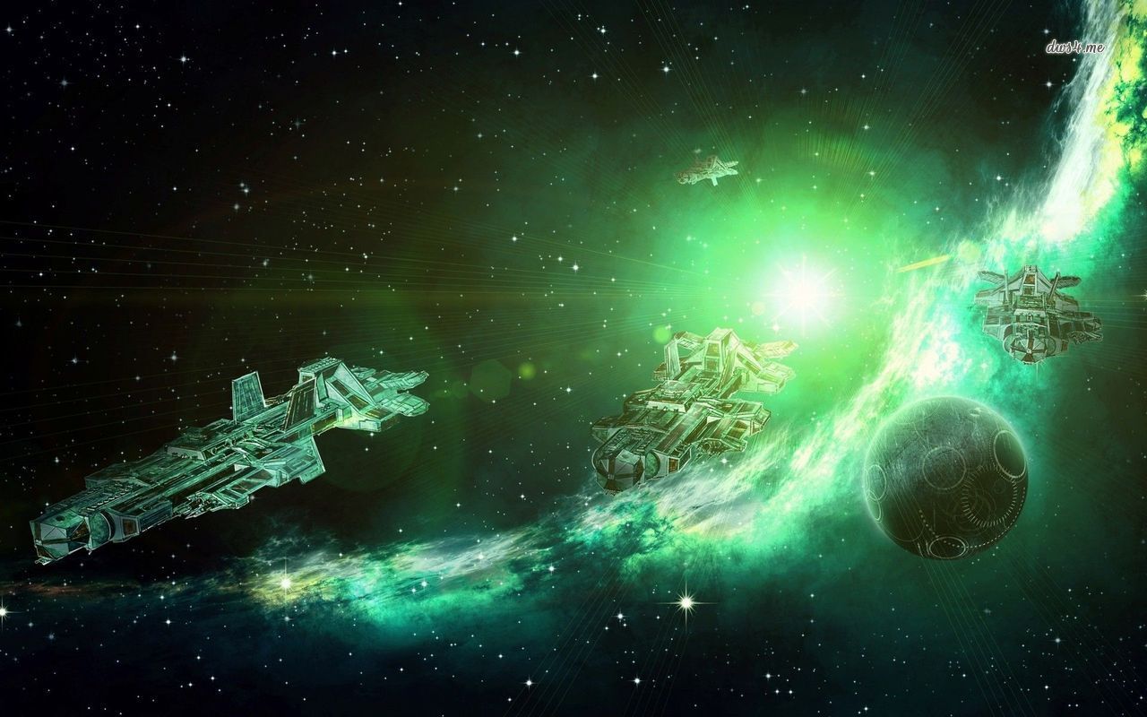 Free download Spaceship in the green cosmos wallpaper Fantasy wallpaper 17958 [1280x800] for your Desktop, Mobile & Tablet. Explore New York Cosmos Wallpaper. New York Cosmos Wallpaper, Cosmos Wallpaper, New York Wallpaper