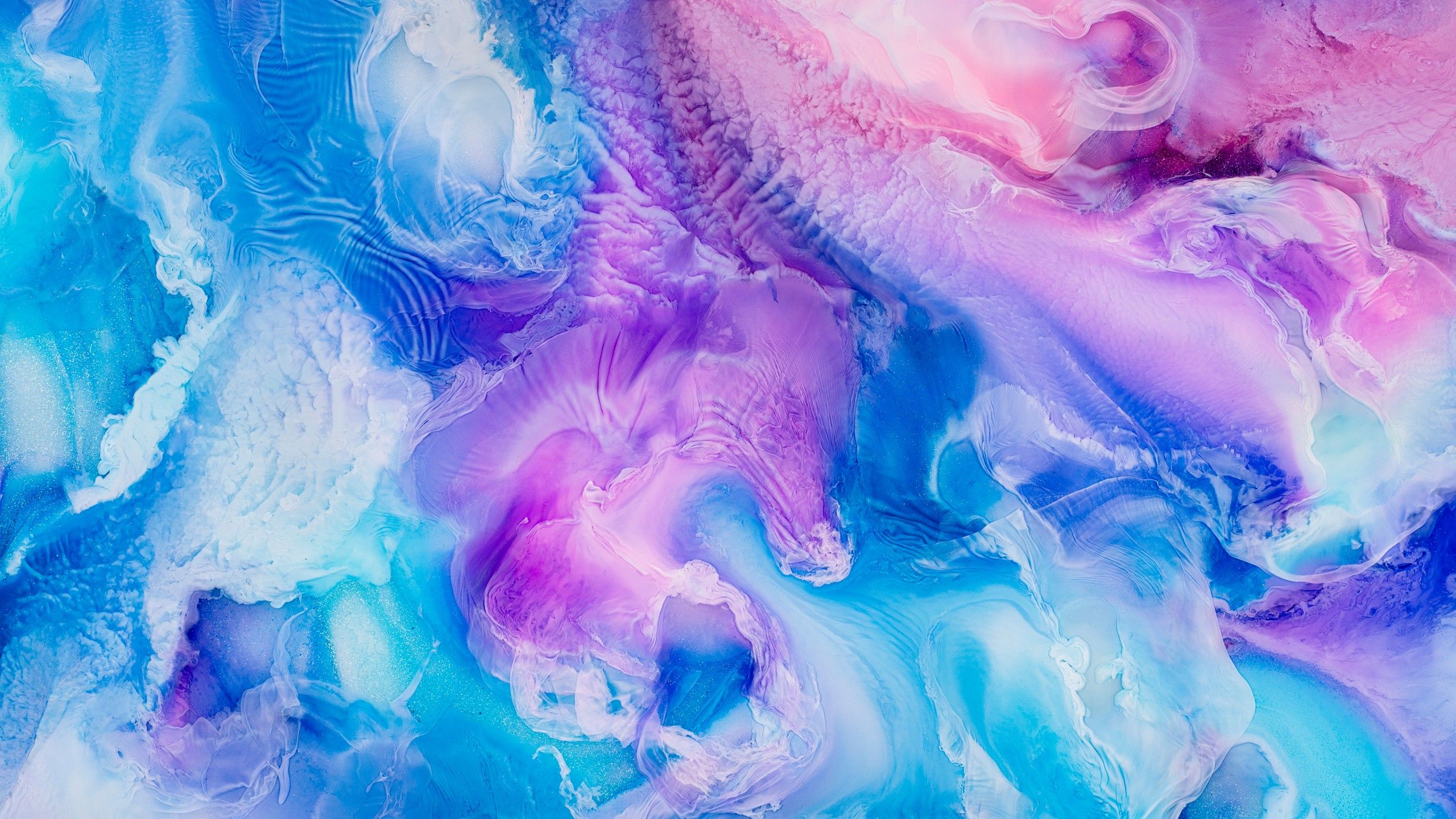 Liquid art 4K Wallpaper, Pearl ink, Colorful, Fluid, Background, Abstract