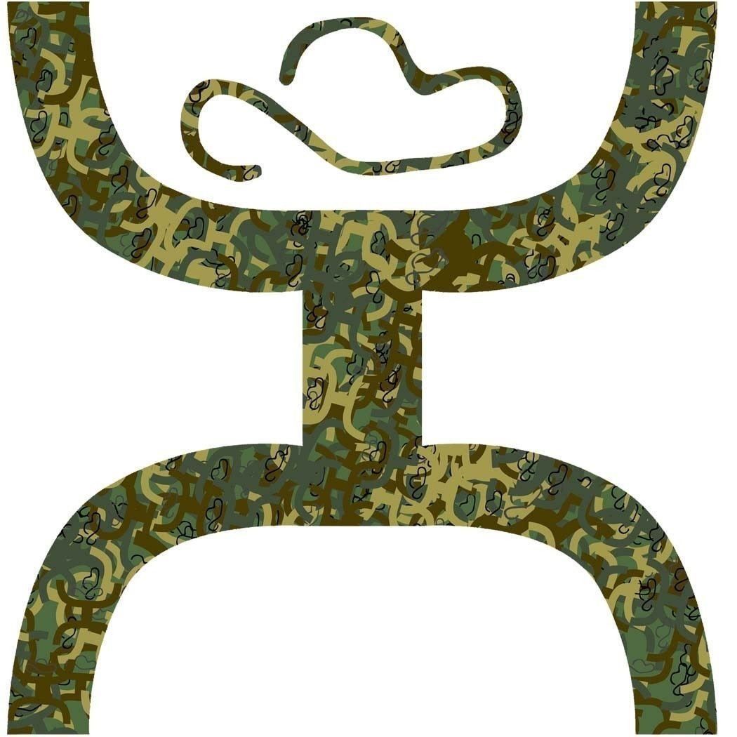 HOOey Camo Small Sticker 3x3. Hooey, Camo decals, Browning symbol