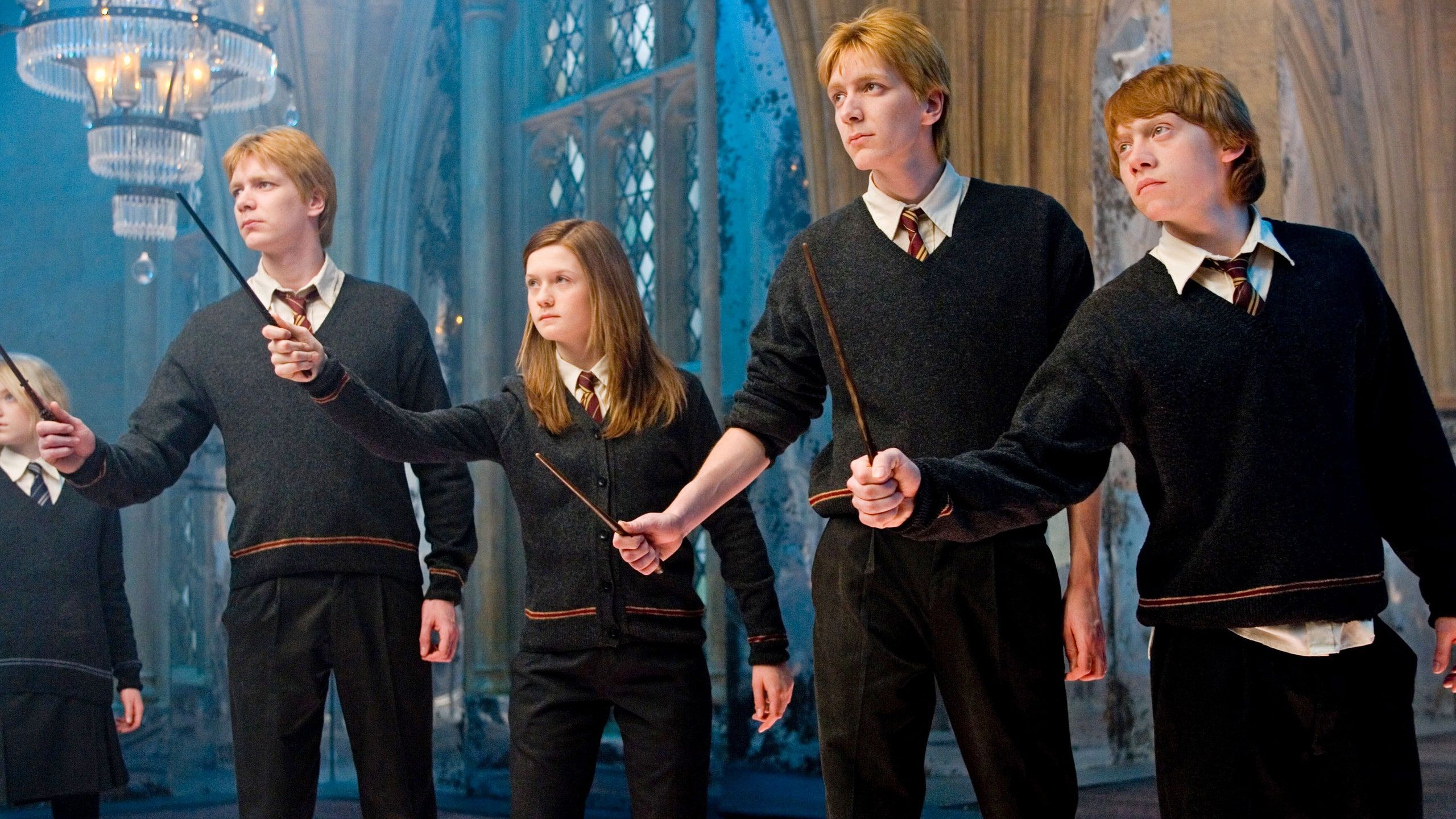 Harry Potter Stars Evanna Lynch, Bonnie Wright, and James and Oliver Phelps Reunited