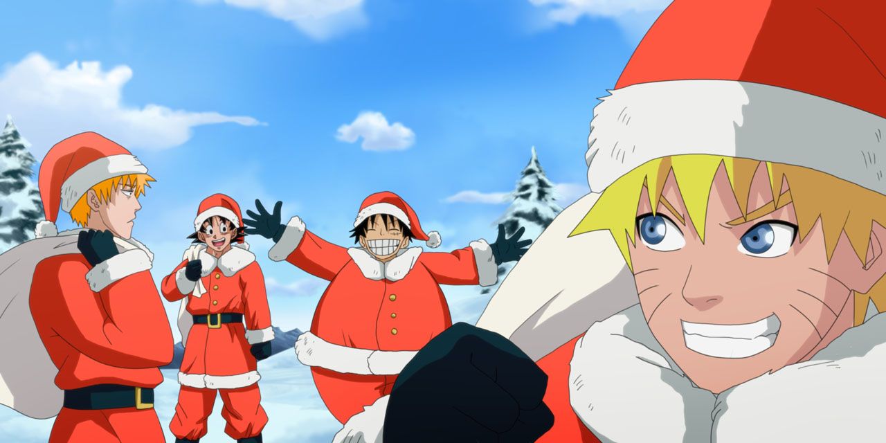Naruto, Bleach, One Piece and Goku Christmas crossover :D Merry Christmas!. Personajes de anime, Animes shonen, Arte de anime