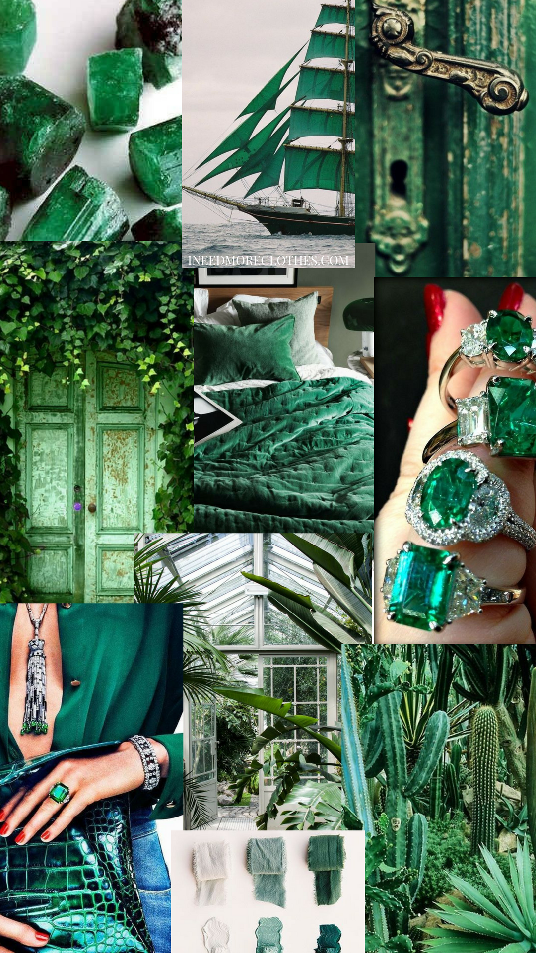 Green Mood Board. Green wallpaper, Green aesthetic, Aesthetic colors