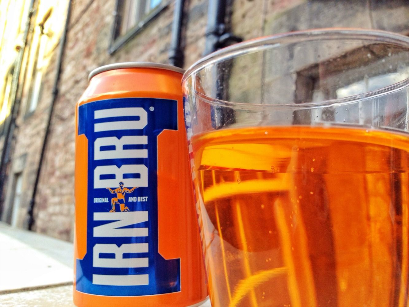 Irn Bru, le soda écossais qui va vous faire grimacer. Photo d'Ecosse