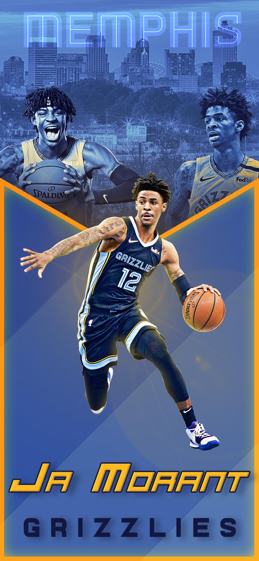 Ja Morant Phone Wallpaper