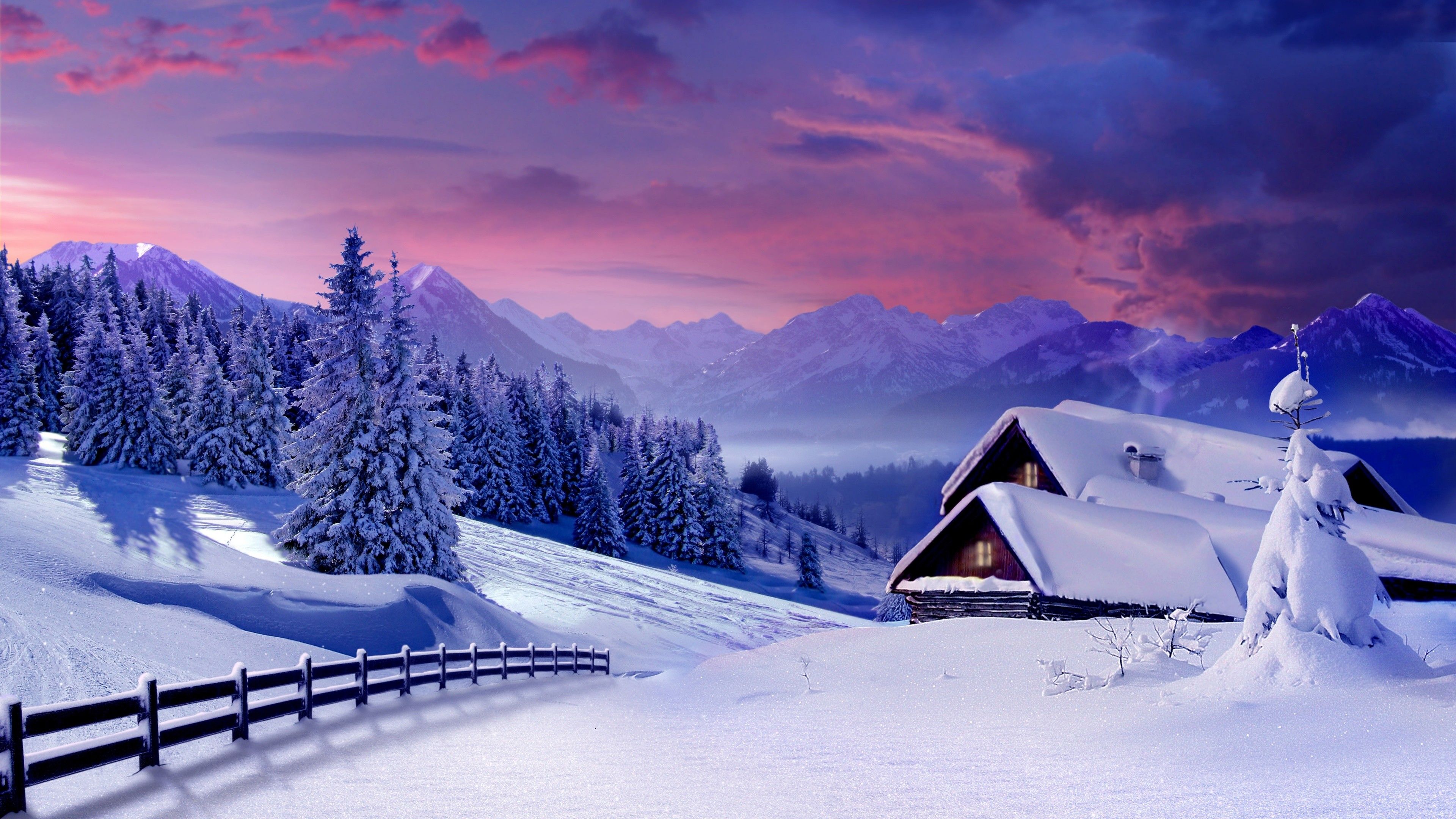 Peaceful Winter Wallpaper Free Peaceful Winter Background