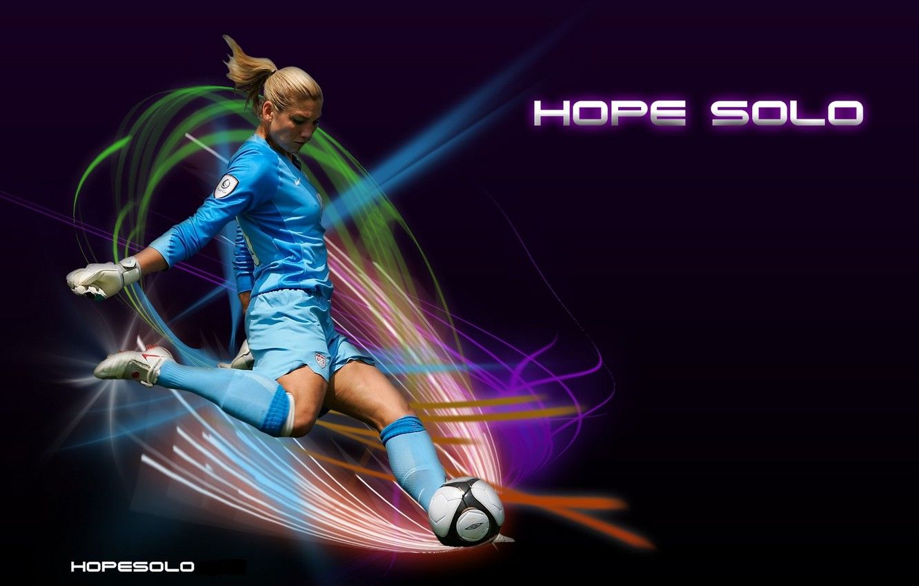 Wallpaper girl, football, goalkeeper image for desktop, section спорт