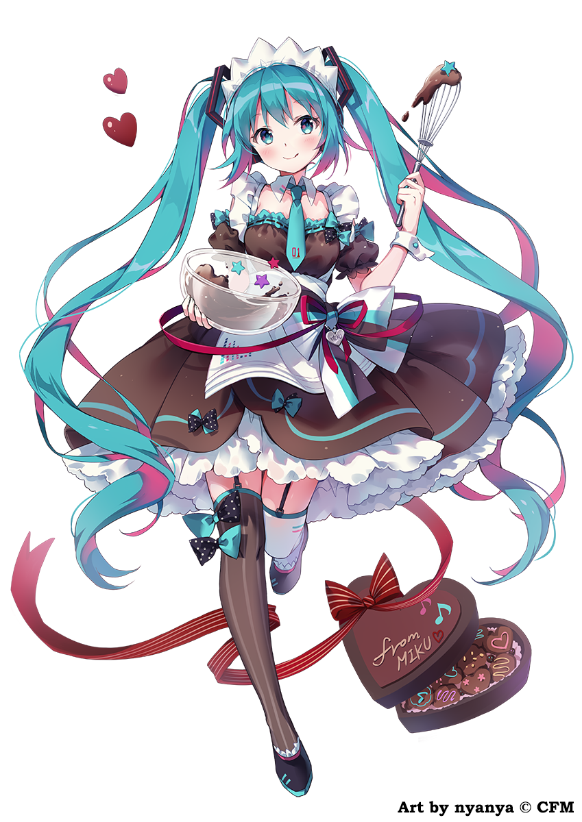 miku maid figure