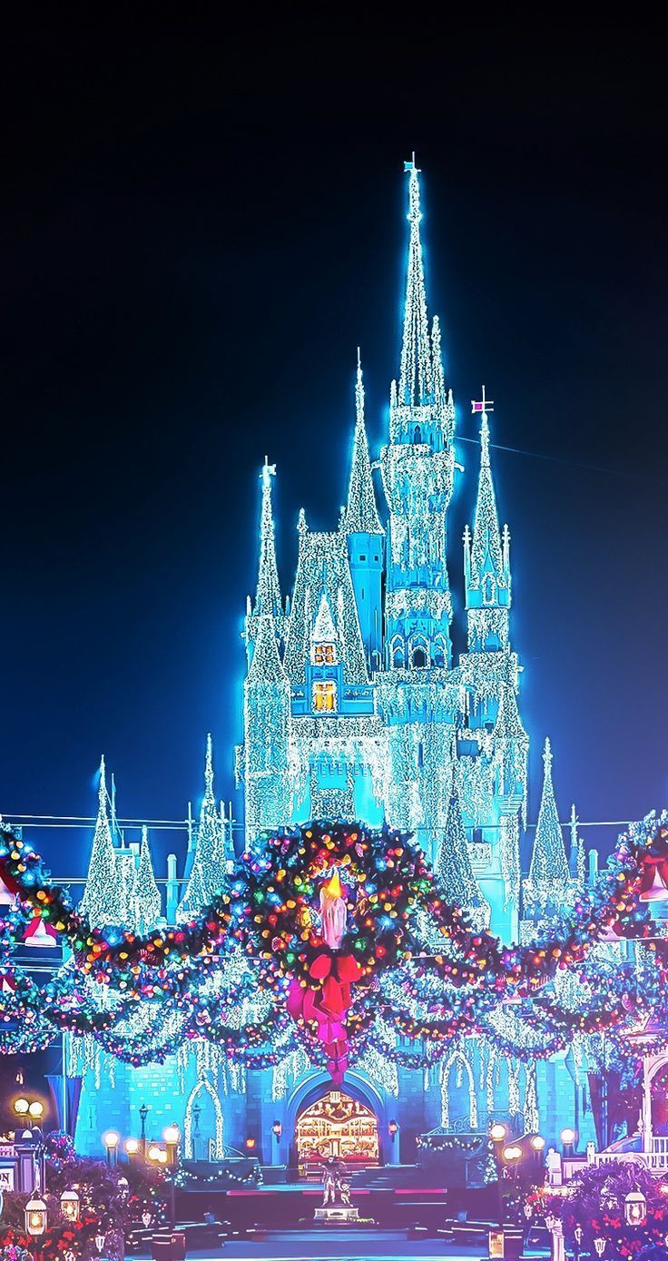 Walt Disney World Christmas iPhone Wallpaper