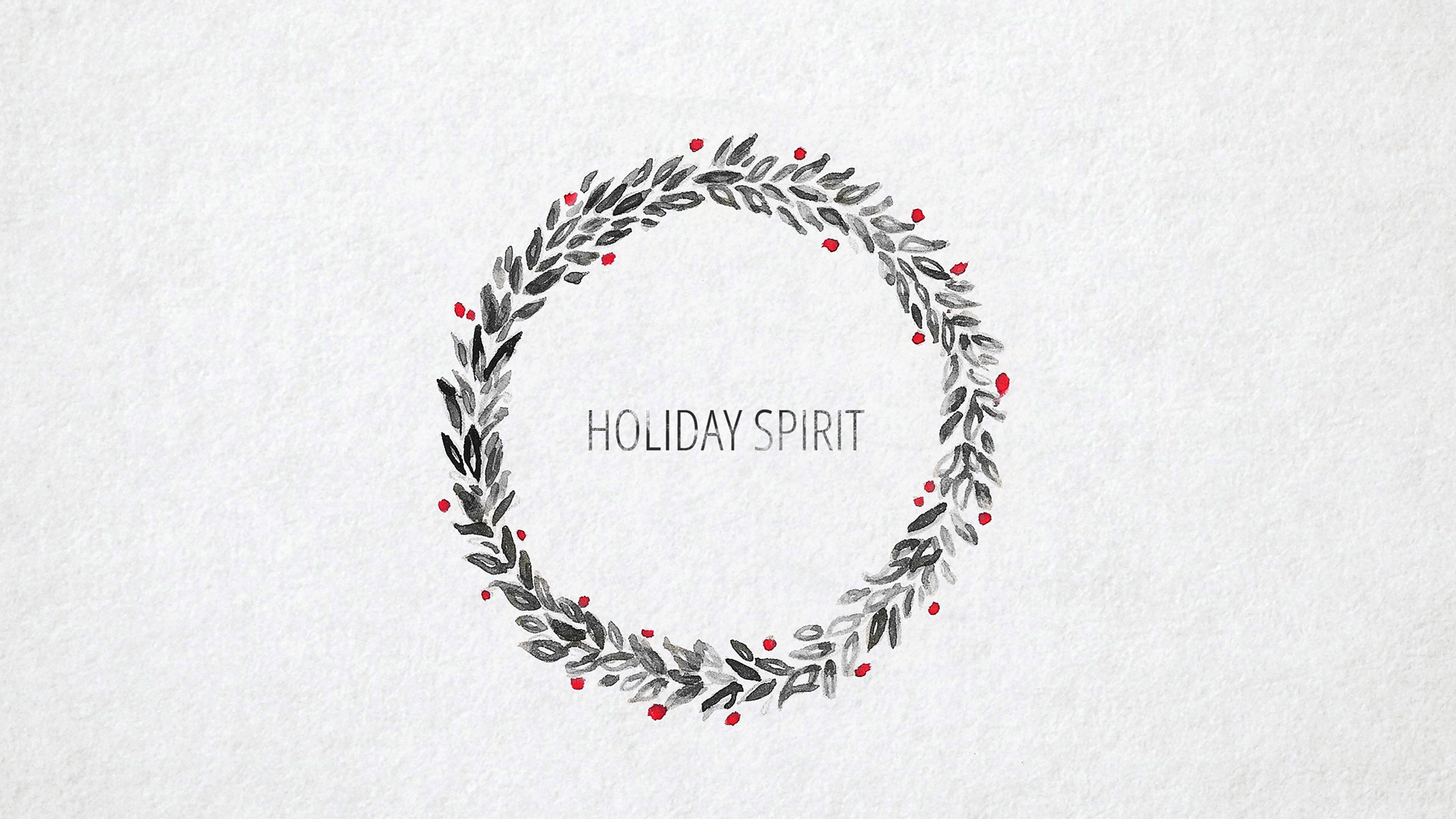 wallpaper for desktop, laptop. holiday spirit minimal christmas art