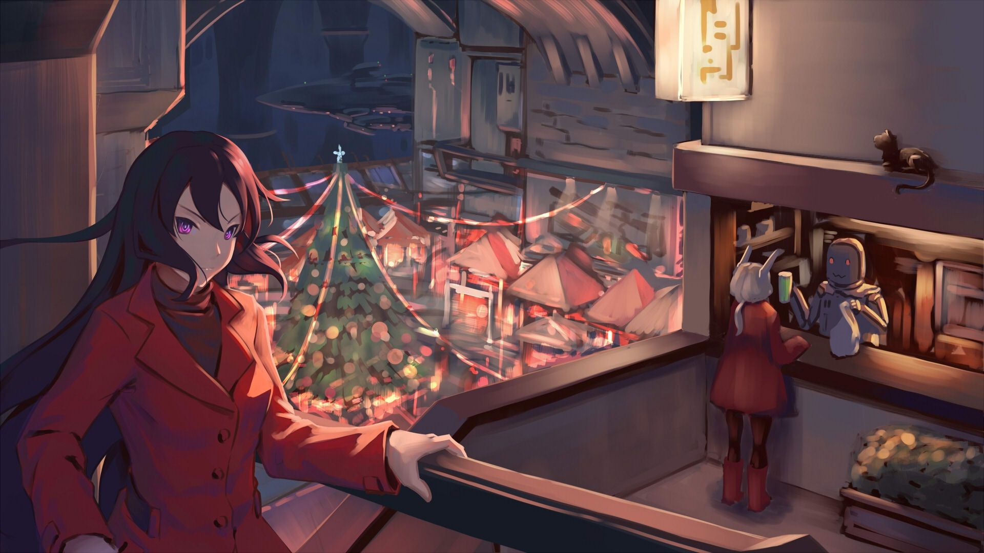 17++ Anime Christmas Wallpapers Hd