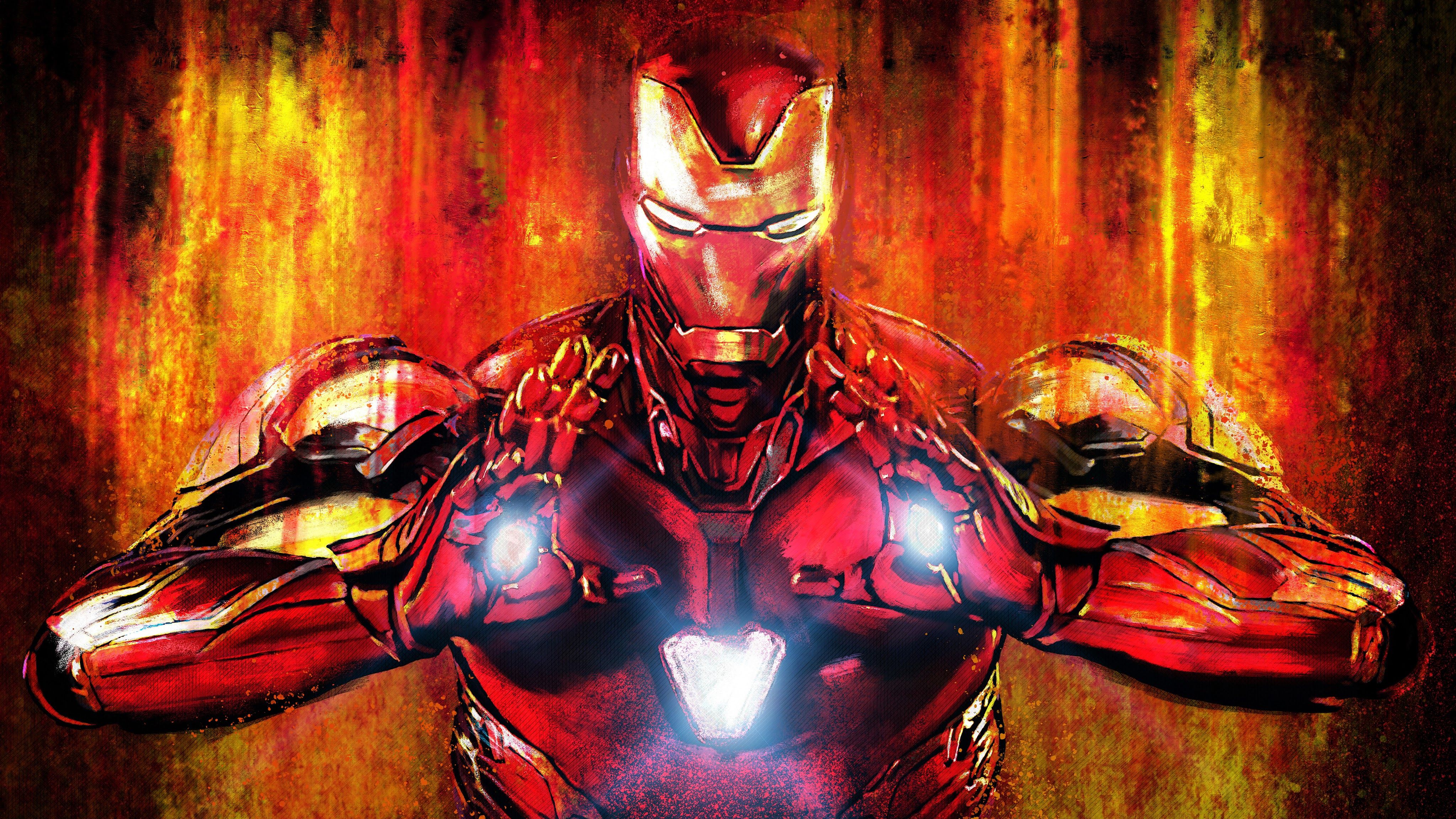 Avengers: Endgame Iron Man 8K Wallpaper