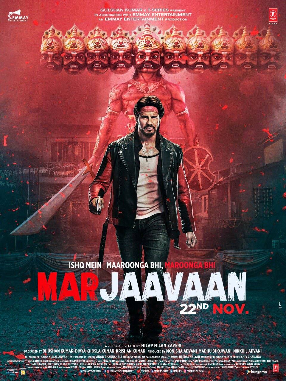 Marjaavaan' First Look Posters: Sidharth Malhotra And Riteish Deshmukh Are Set For A Face Off In This Revenge Saga. Hindi Movie News Of India
