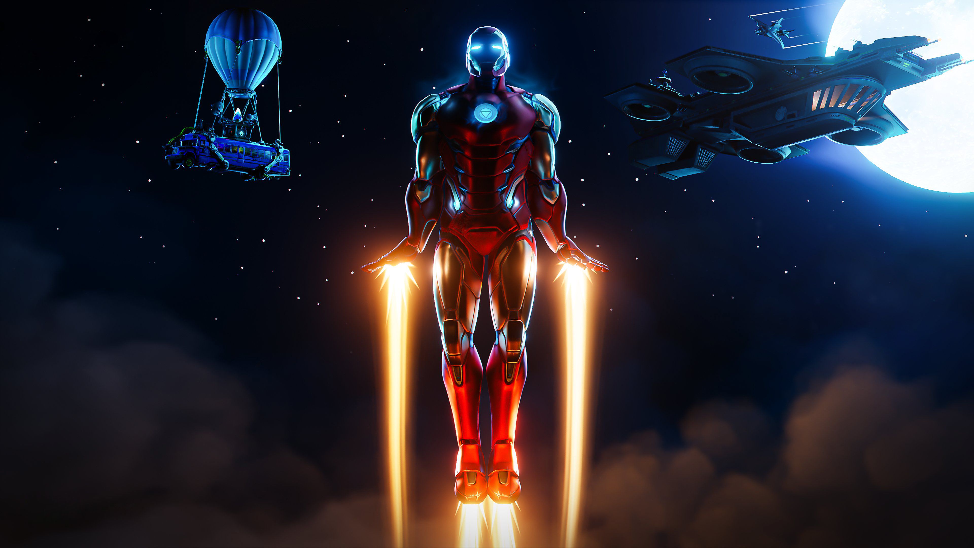Iron Man Fortnite 1080P Laptop Full HD Wallpaper, HD Games 4K Wallpaper, Image, Photo and Background