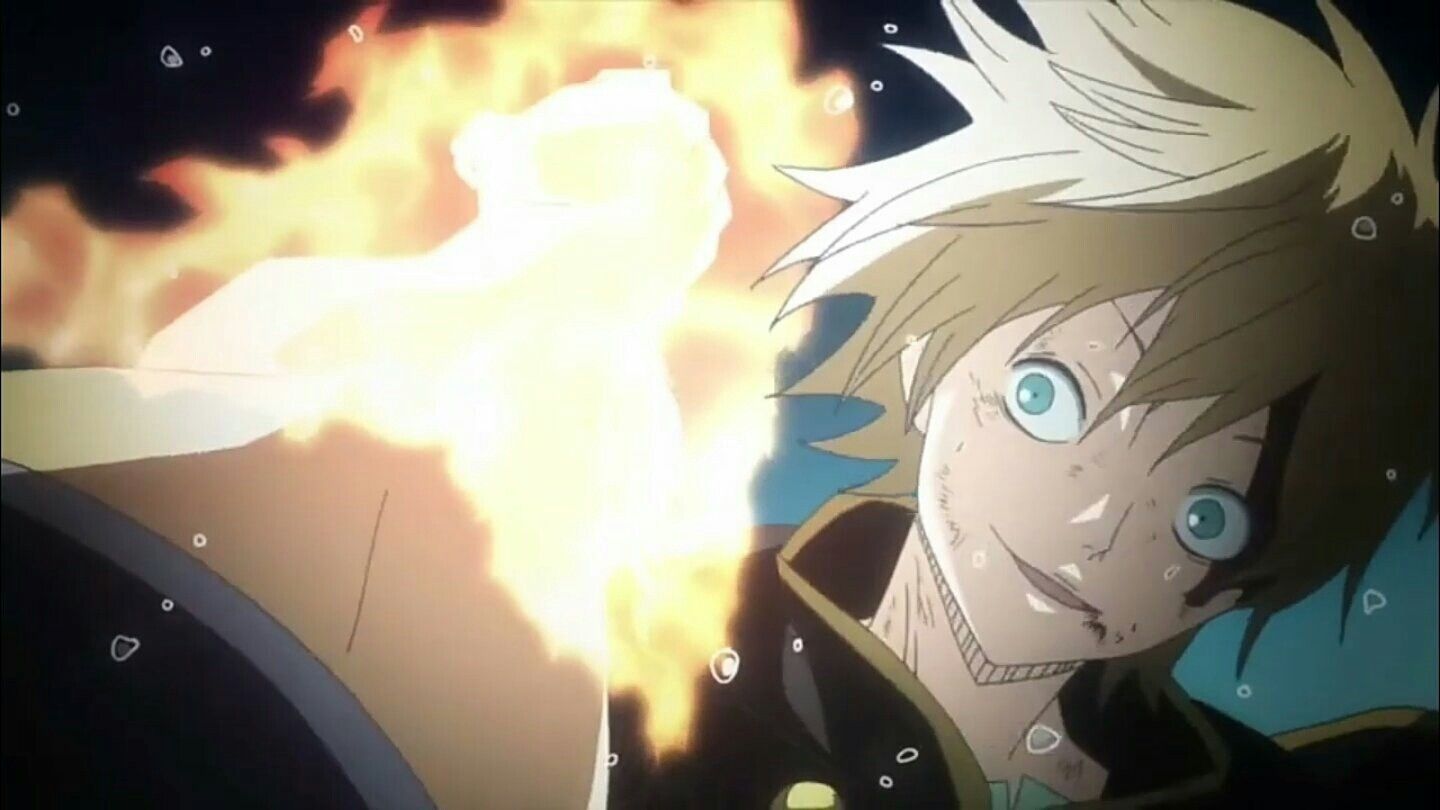 Luck Voltia VS Vetto. Anime, Black cover, Five leaf clover