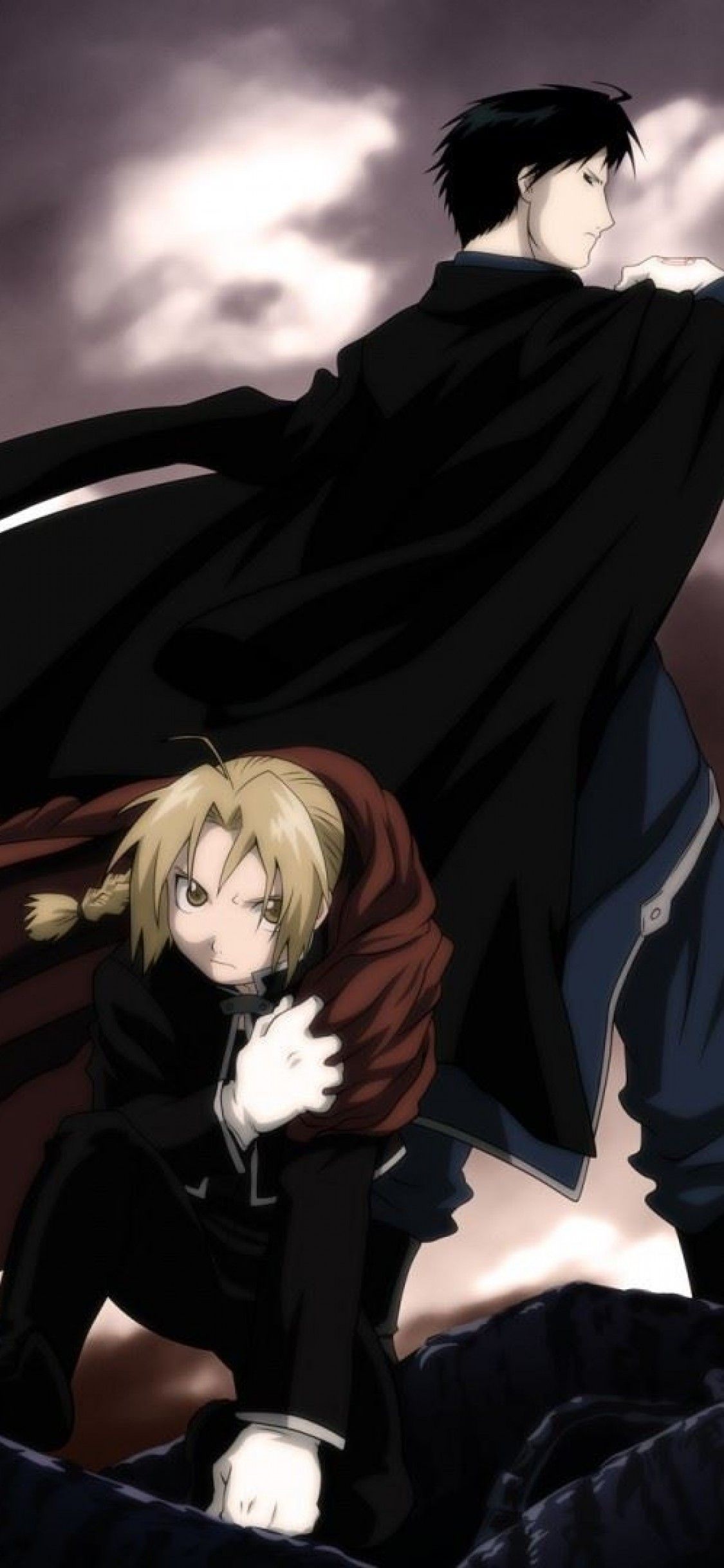 Download 1125x2436 Fullmetal Alchemist, Roy Mustang, Edward Elric Wallpaper for iPhone 11 Pro & X