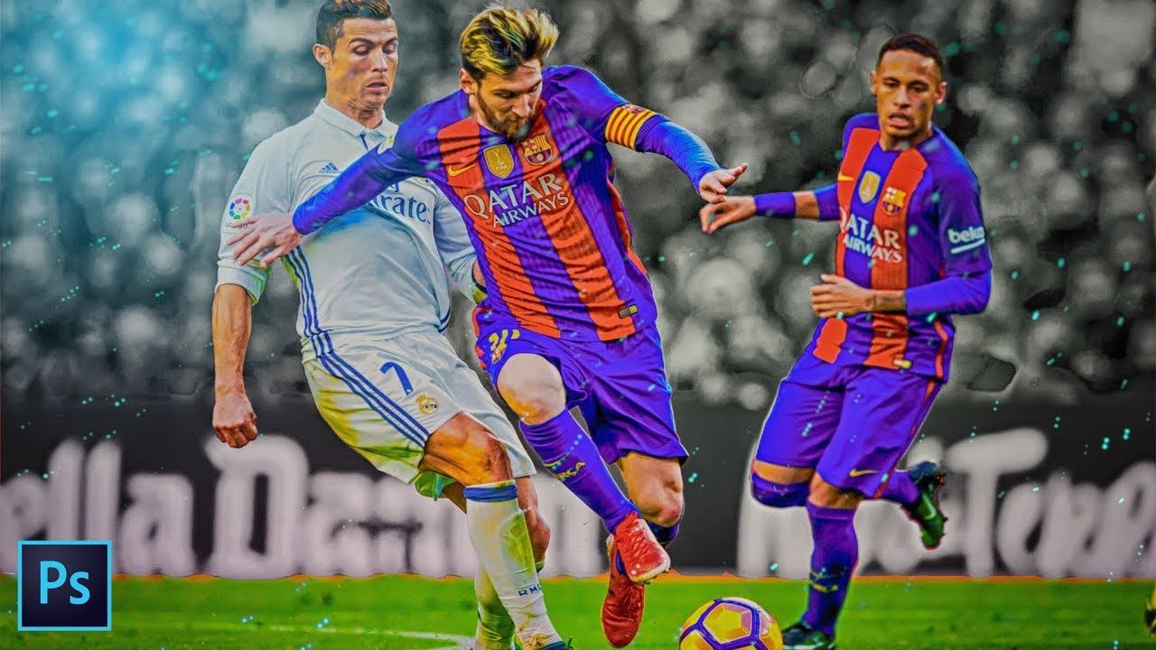 Real madrid vs Barcelona -HD wallpaper Tutorial