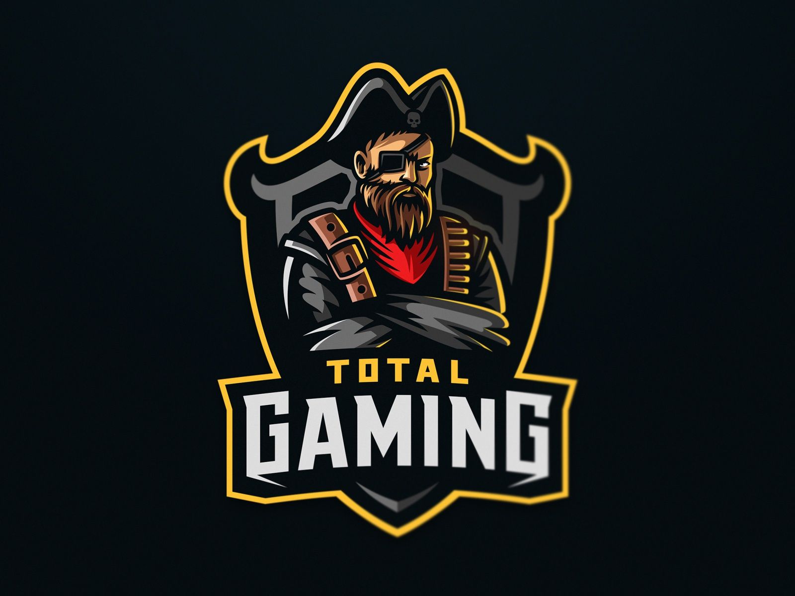 Total Gaming. Photo logo design, Logo design art, Logo design free