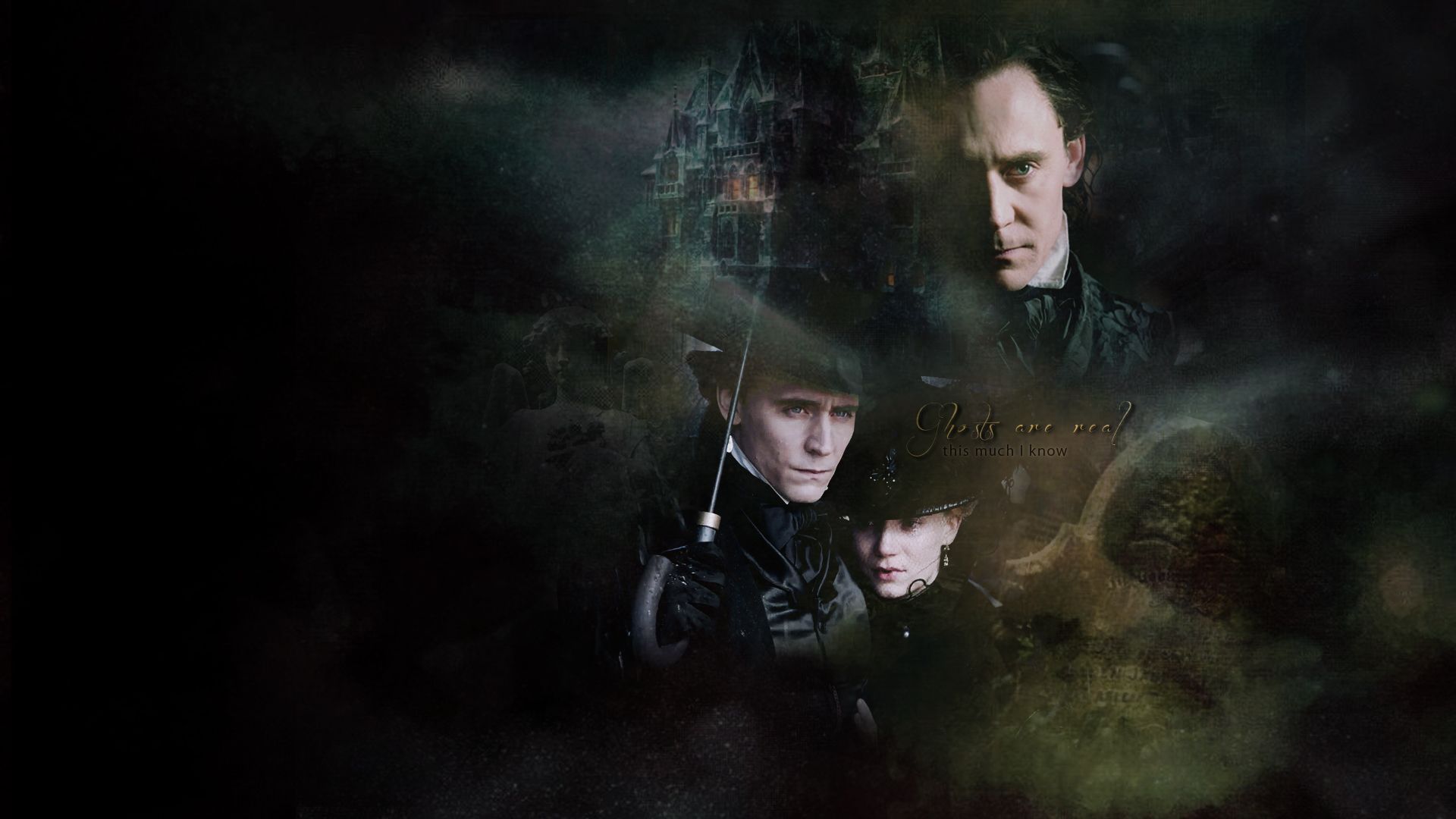 Crimson Peak Wallpaper, Sir Thomas and Edith. Crimson peak, Tom hiddleston crimson peak, Thomas