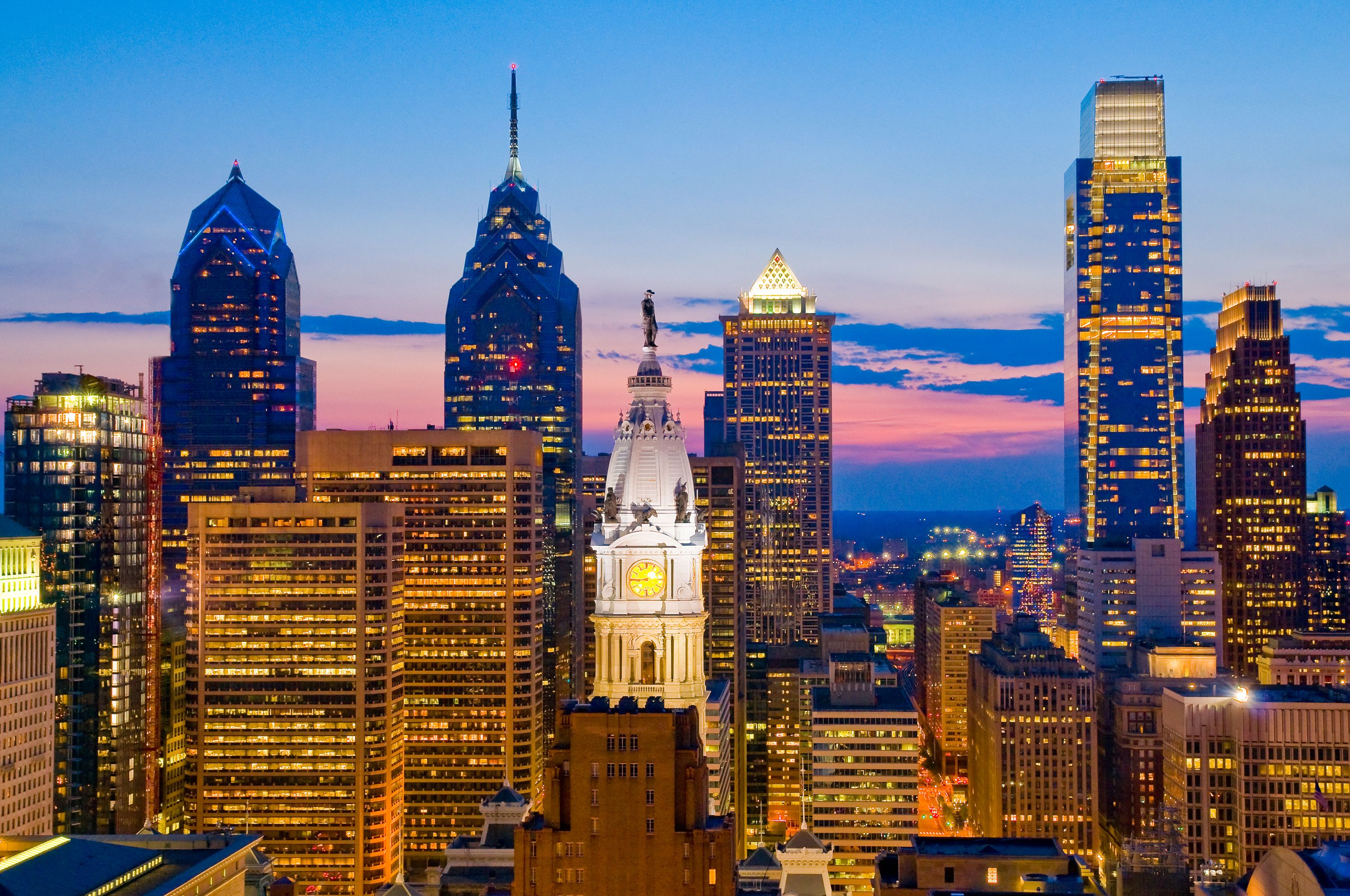 Philadelphia Skyline. Picture, Philadelphia Skyline. Photo