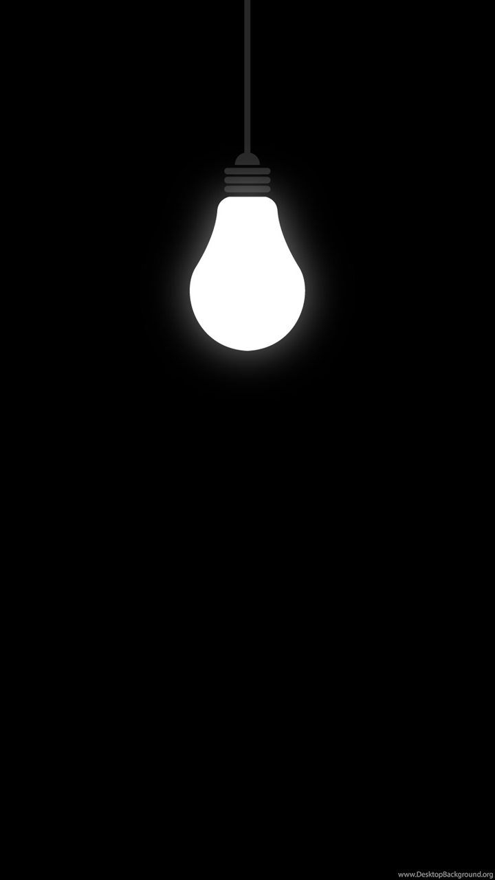 Black Light Bulbs Black Background Wallpaper Desktop Background