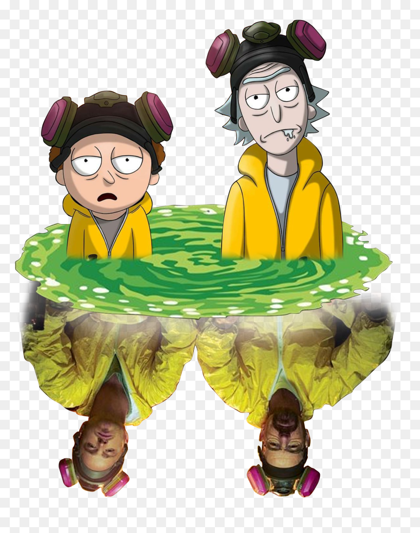 Breaking Bad Y Rick And Morty, HD Png Download is pure and creative PNG image uploaded by Designer. To search. Rick and morty, Rick and morty season, Breaking bad