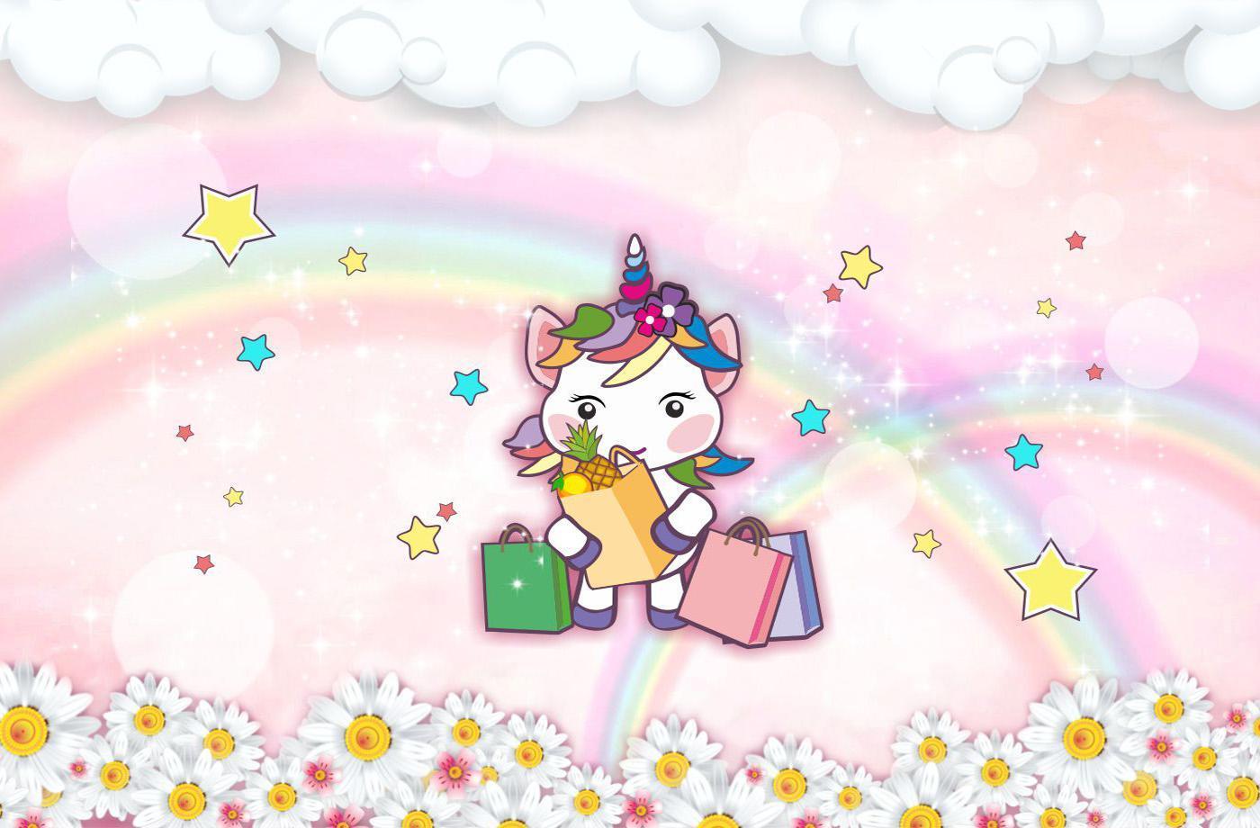Cute Unicorn Shelly Kawaii Live wallpaper for Android