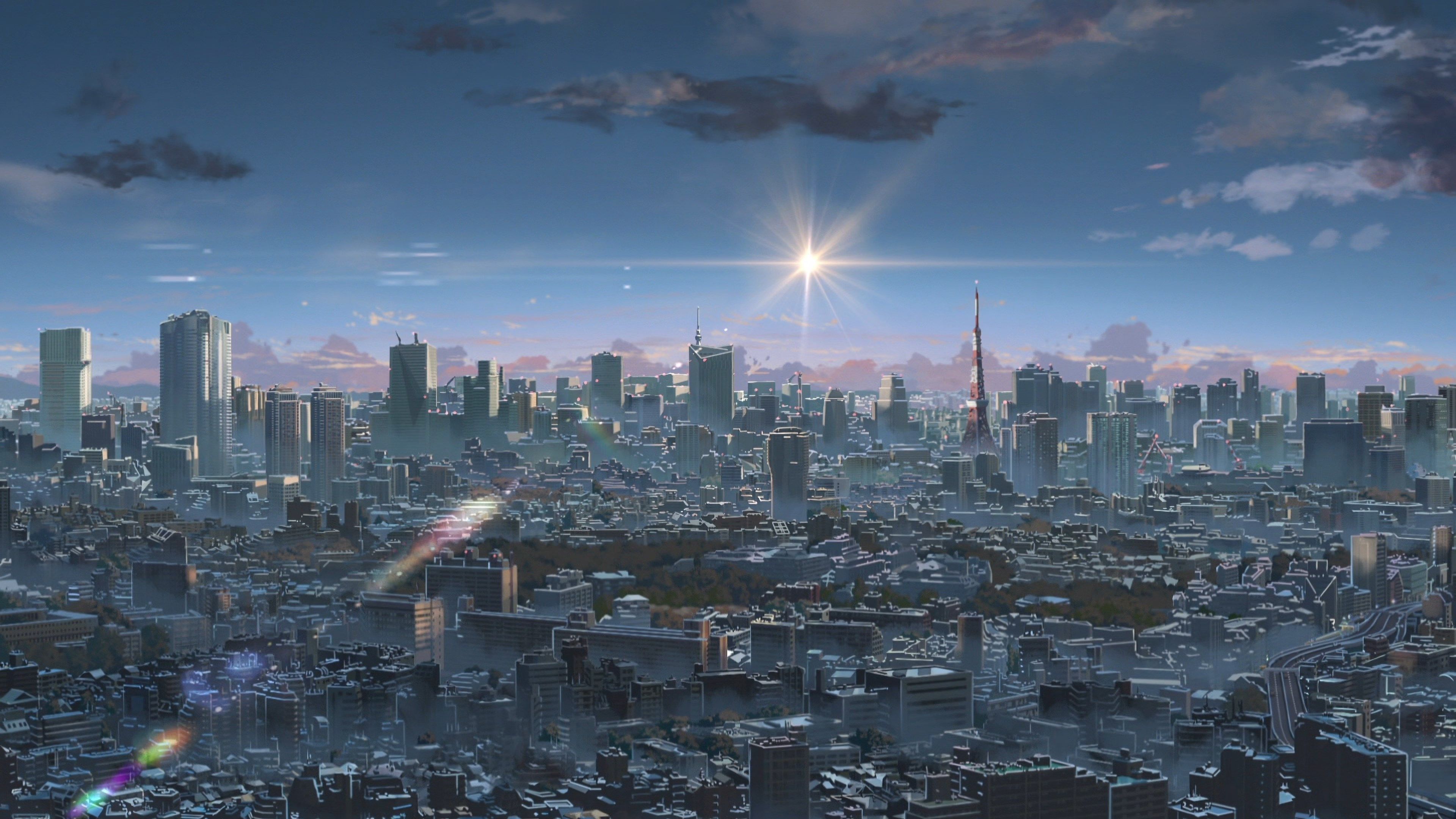 3840x2160 Anime City Wallpapers - Wallpaper Cave