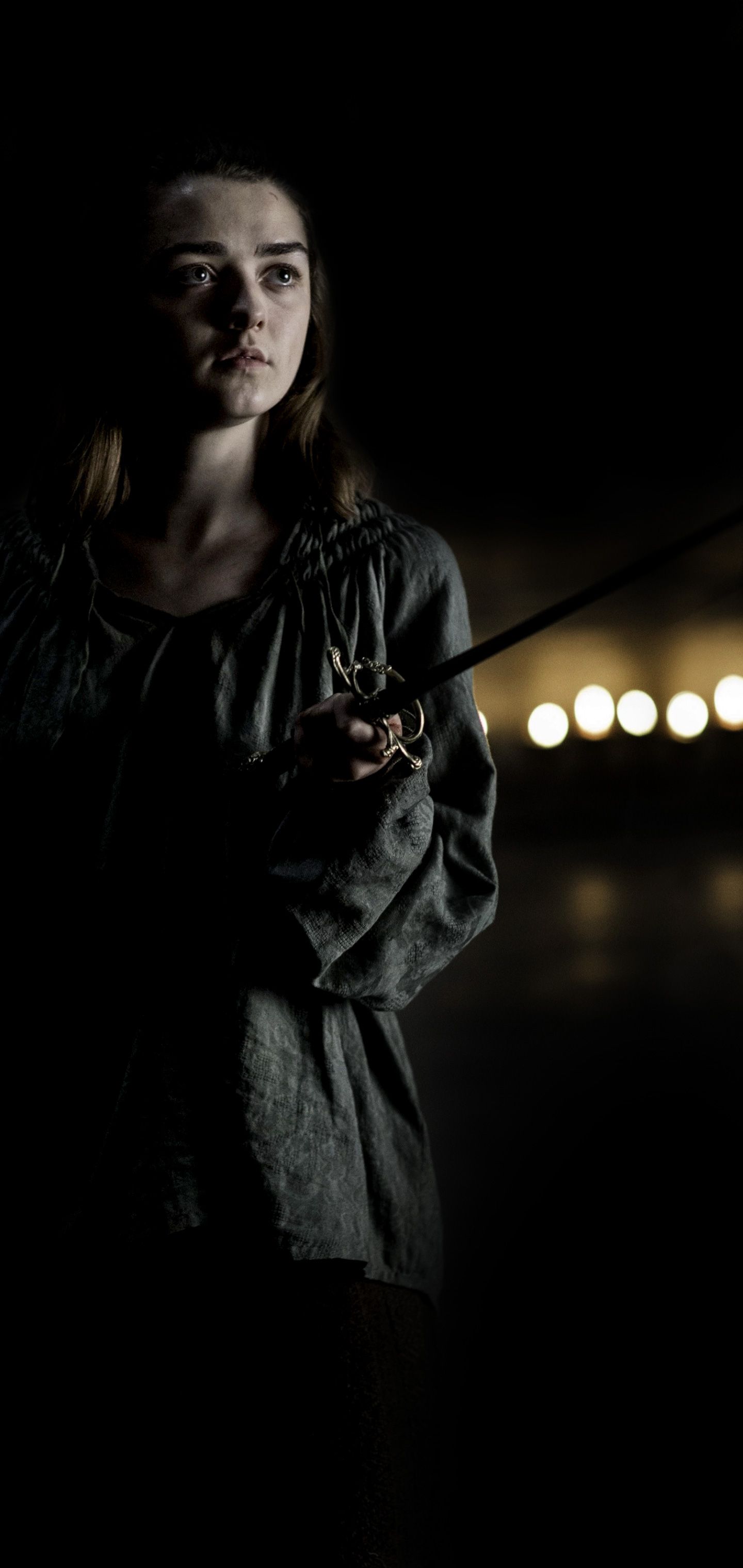 By Request: Game Of Thrones: Arya And Needle (S10 S10+, AMOLED Friendly)