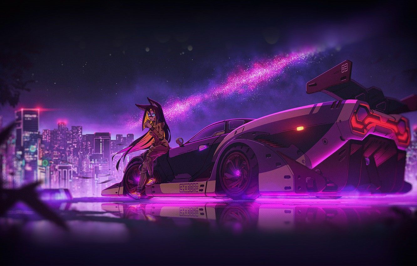 Cyberpunk Synthwave Wallpaper Free Cyberpunk Synthwave Background