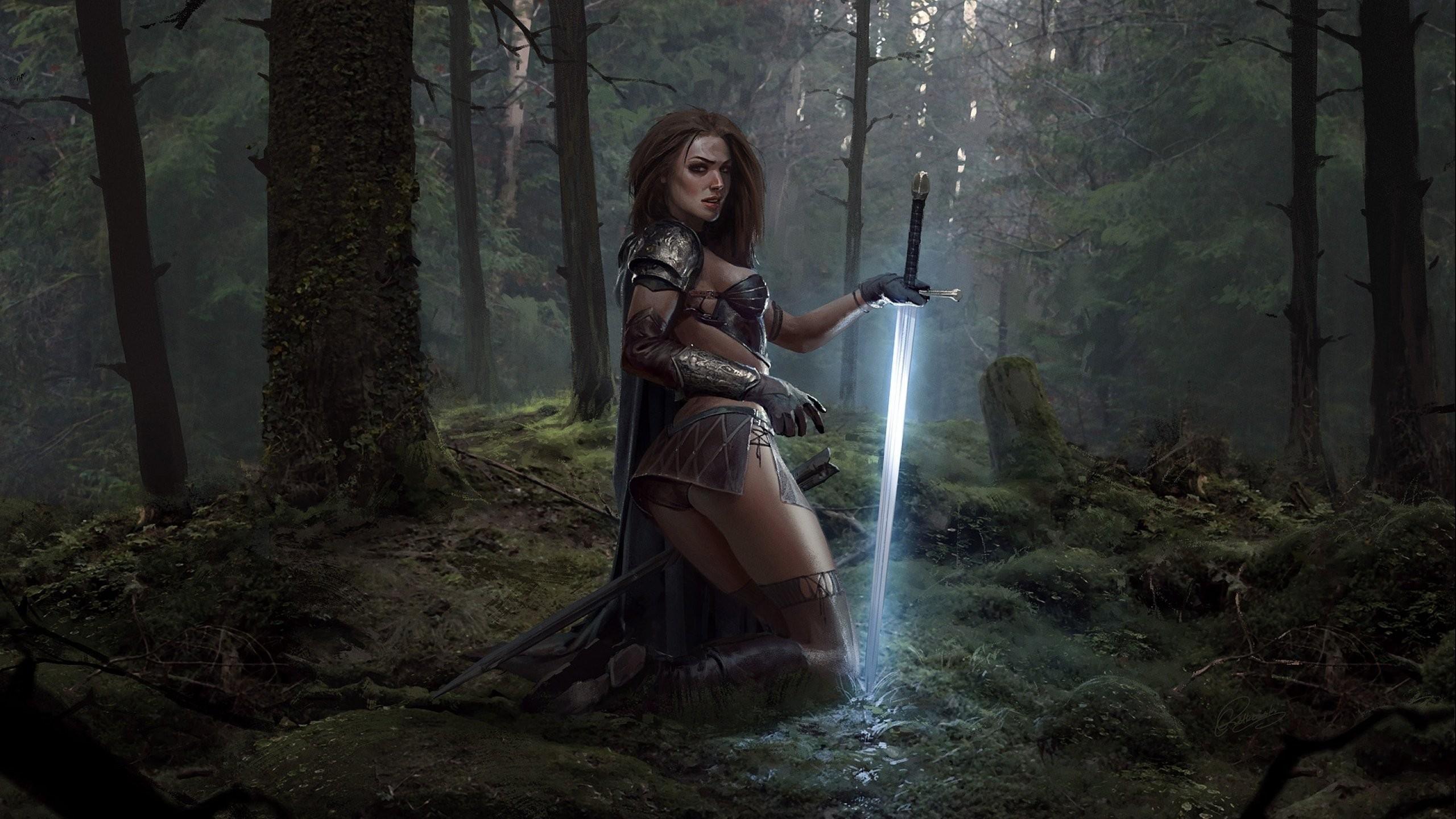 Download Warrior Woman Wallpaper, HD Background Download