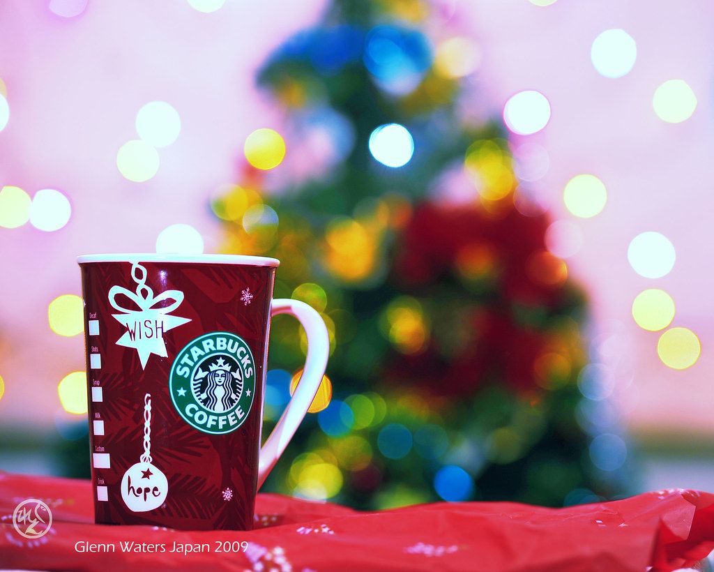 A merry starbucks coffee christmas. over 000 views to this image. hirosaki japan). © glenn waters. japan Photo and Wallpaper Directory