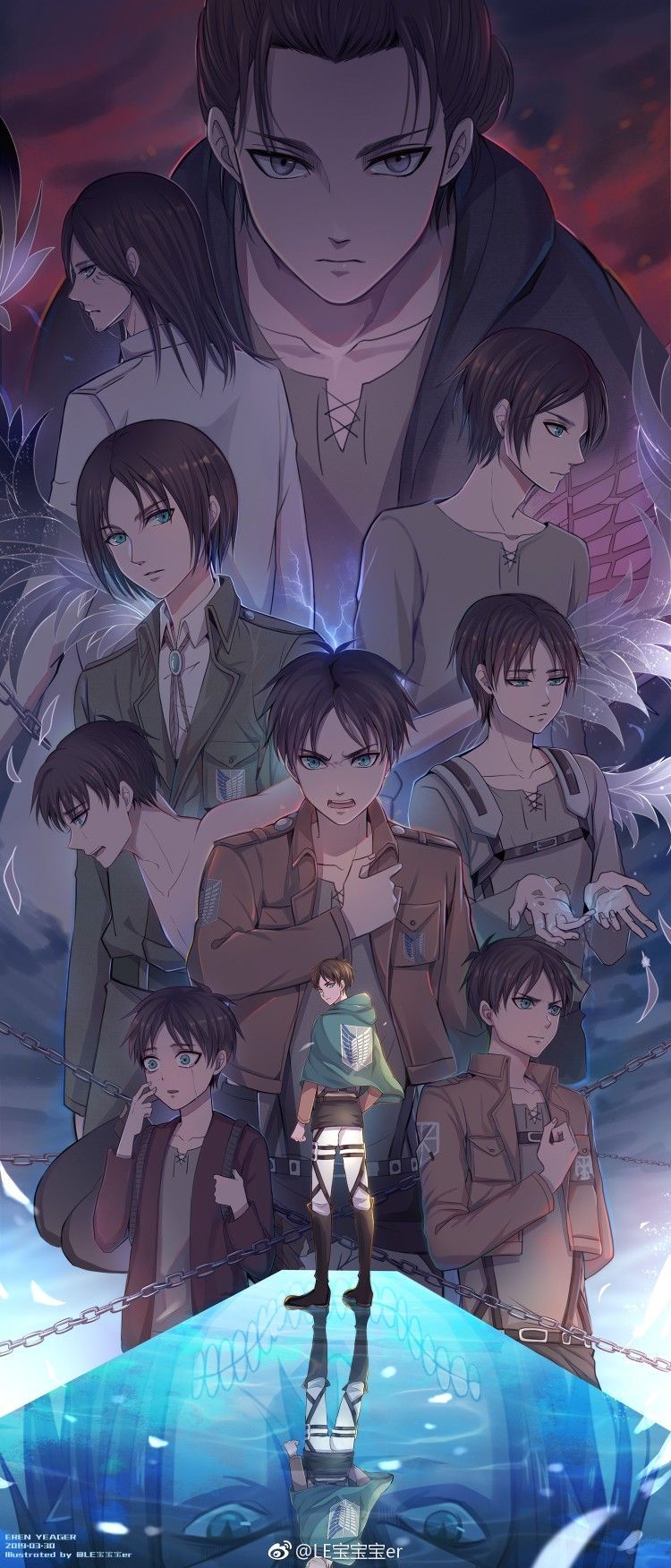 eren yeager iPhone Wallpapers Free Download