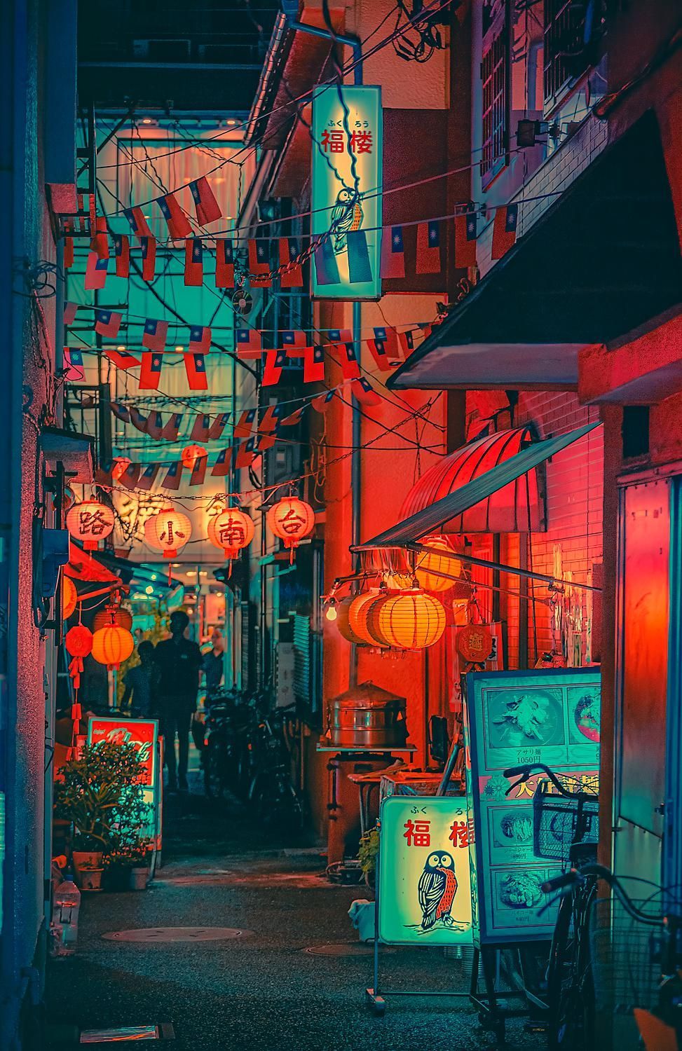 Taken in Yokohama's Chinatown. Anime scenery wallpaper, Scenery wallpaper, Back alley