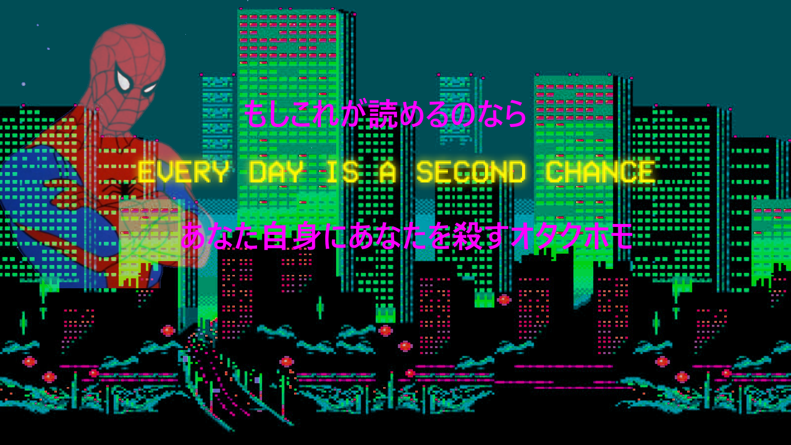 Aesthetic Chillwave Retro Wave Spider Man Vaporwave Wallpaper:1600x900