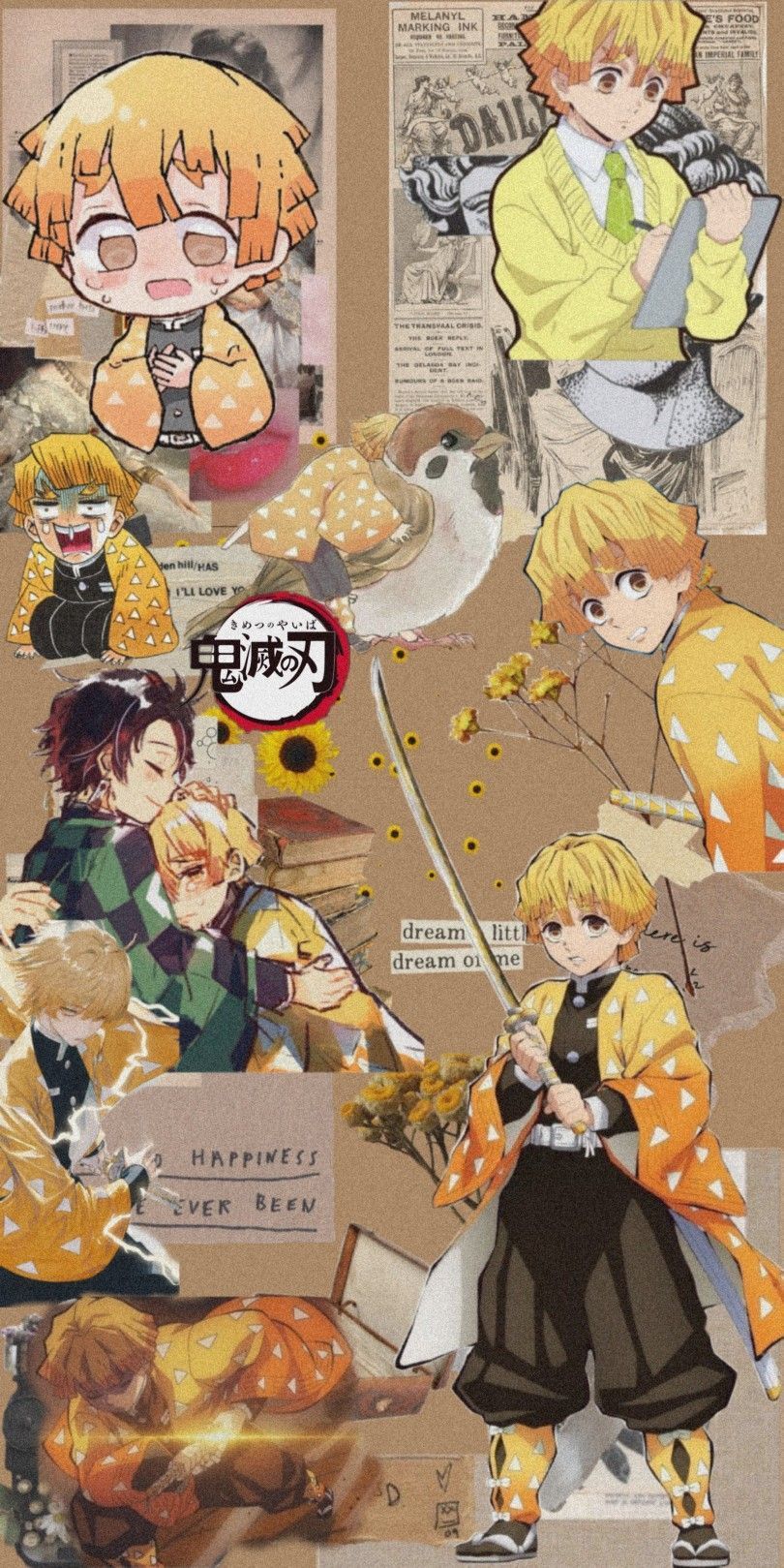 Zenitsu Agatsuma Wallpaper Aesthetic Zenitsu. Cute anime wallpaper, Cool anime wallpaper, Anime wallpaper