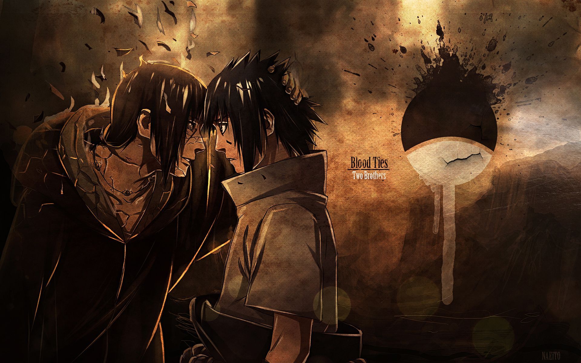 Anime Wallpaper. Art Shinden: Uchiha Itachi and Uchiha Sasuke